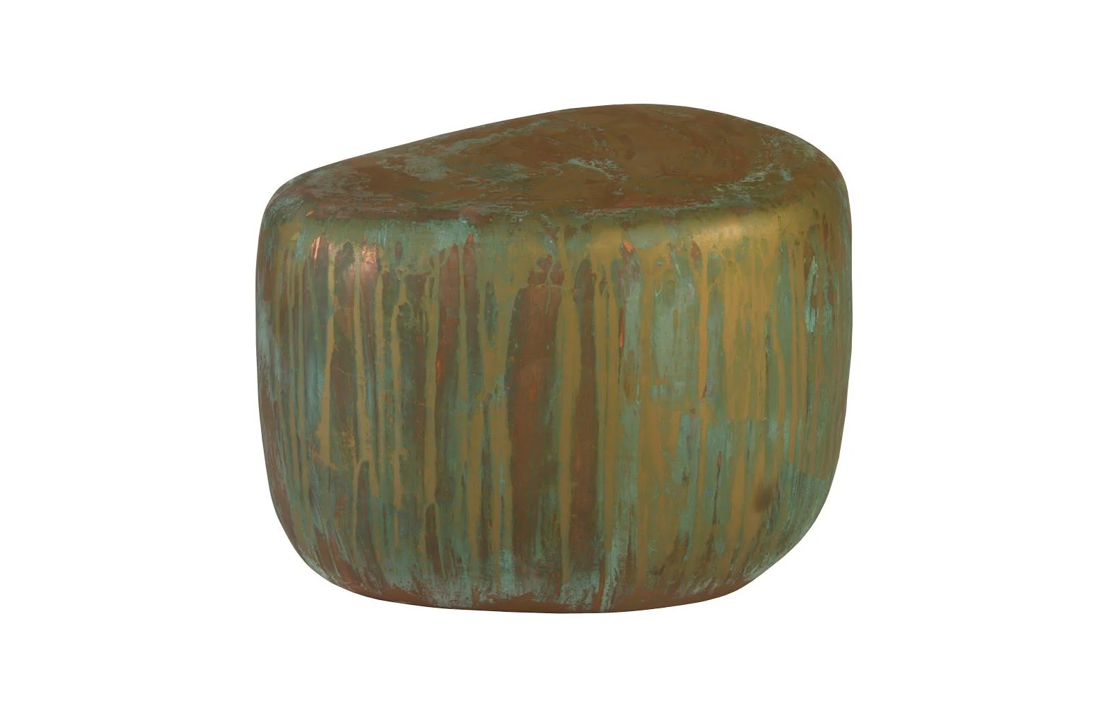 Wedge End Table, Lichen Finish - Remutear