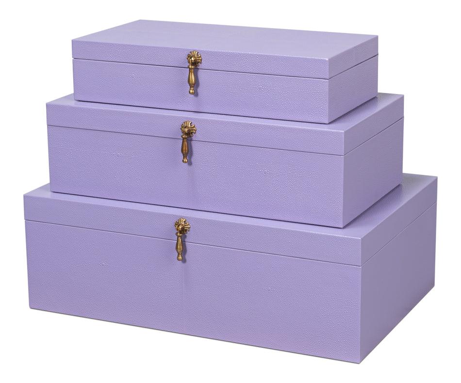 Cosmos Nesting Boxes S/3 Lilac - Remutear