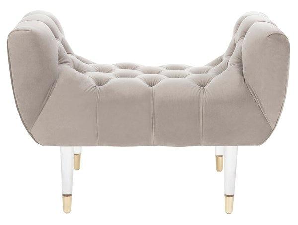 EUGENIE TUFTED VELVET BENCH - Remutear