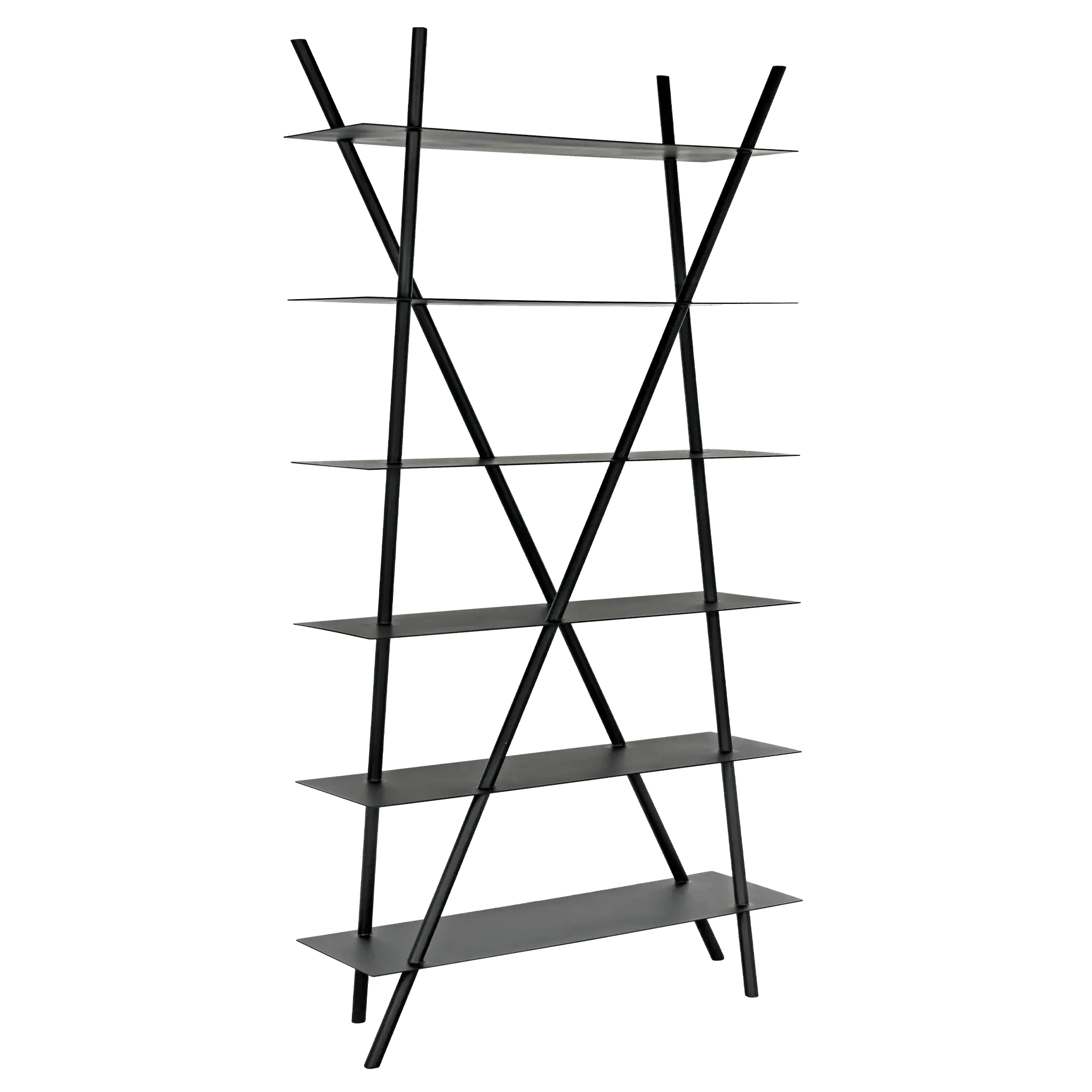 Siddhartha Bookcase, Black Metal - Remutear