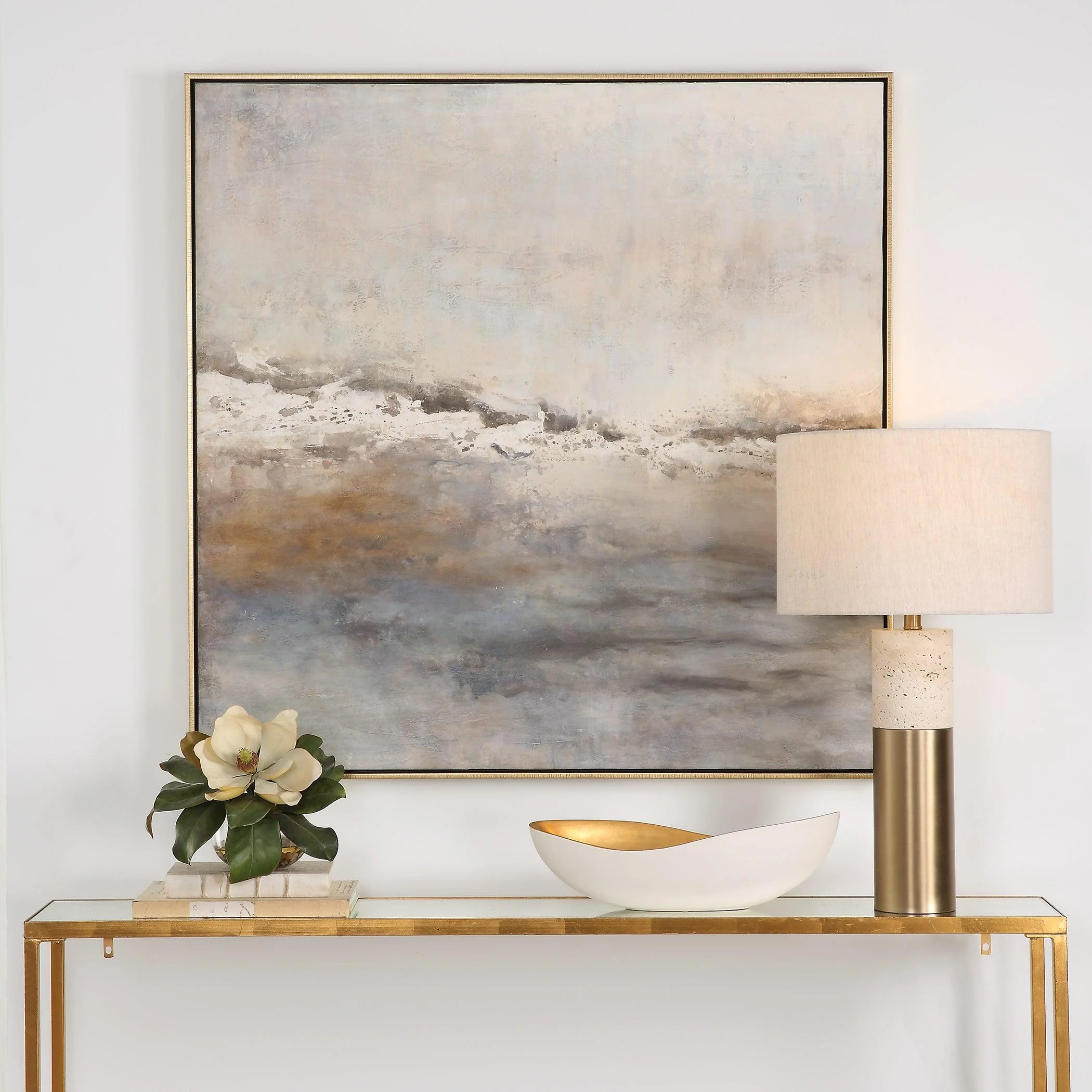 Storm Clouds Abstract Hand Painted Art - Remutear