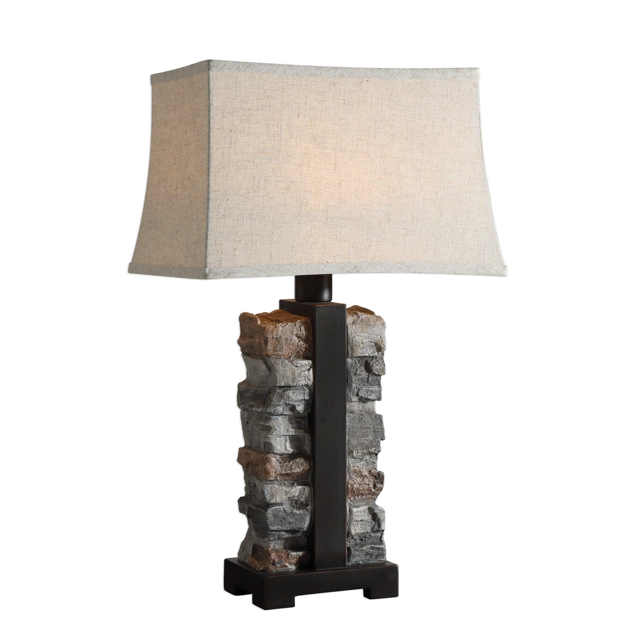 Kodiak Stacked Stone Lamp - Remutear