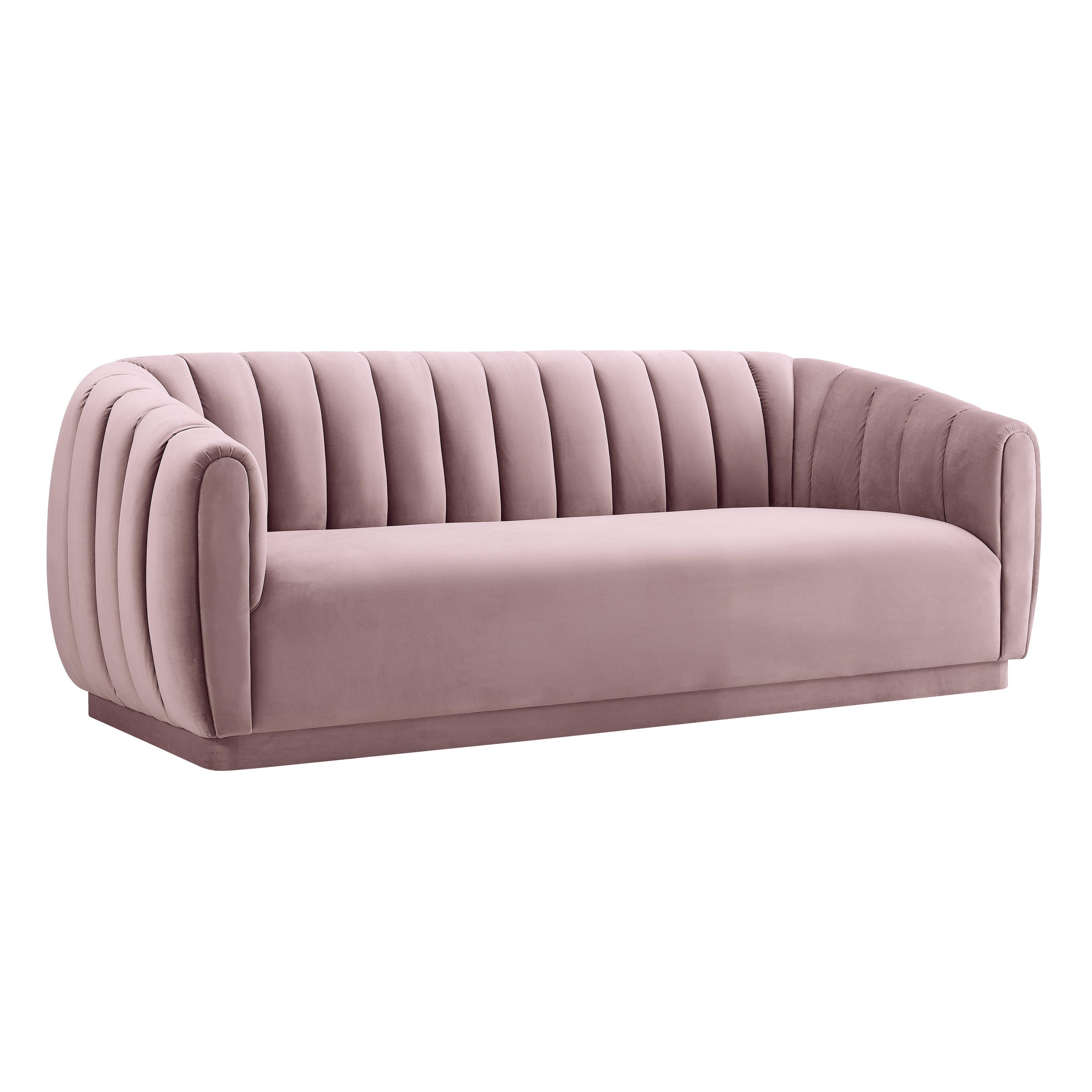 Arno Mauve Velvet Sofa - Remutear