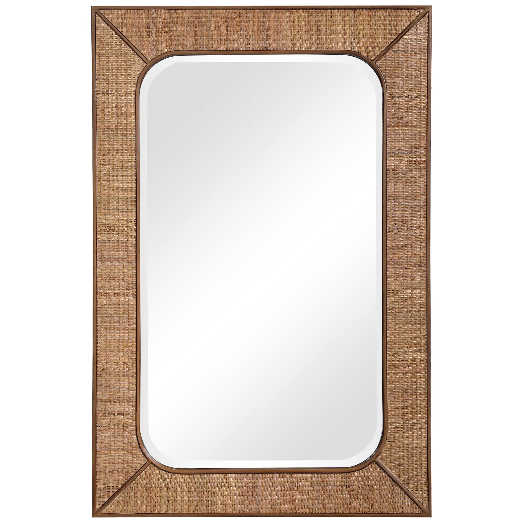 TAHITI RATTAN MIRROR - Remutear