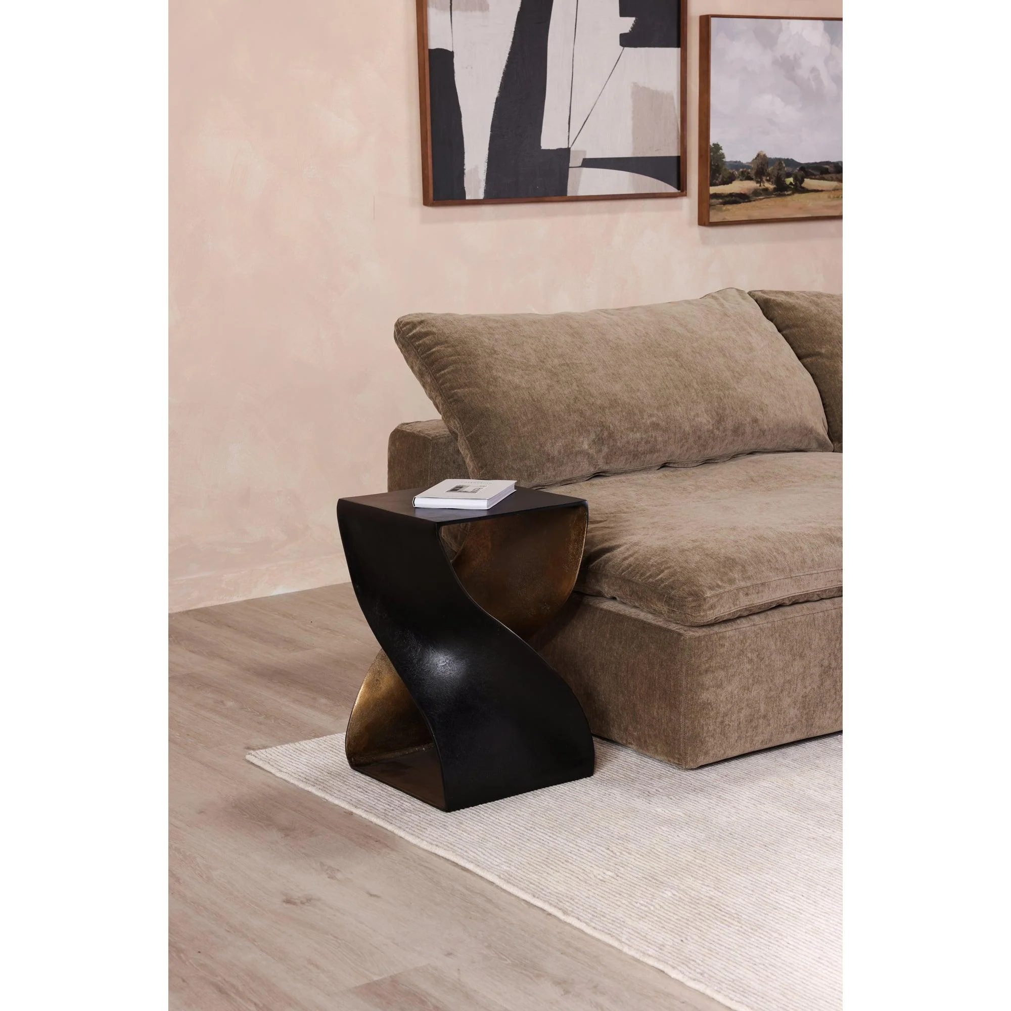 Twist Accent Table Black - Remutear