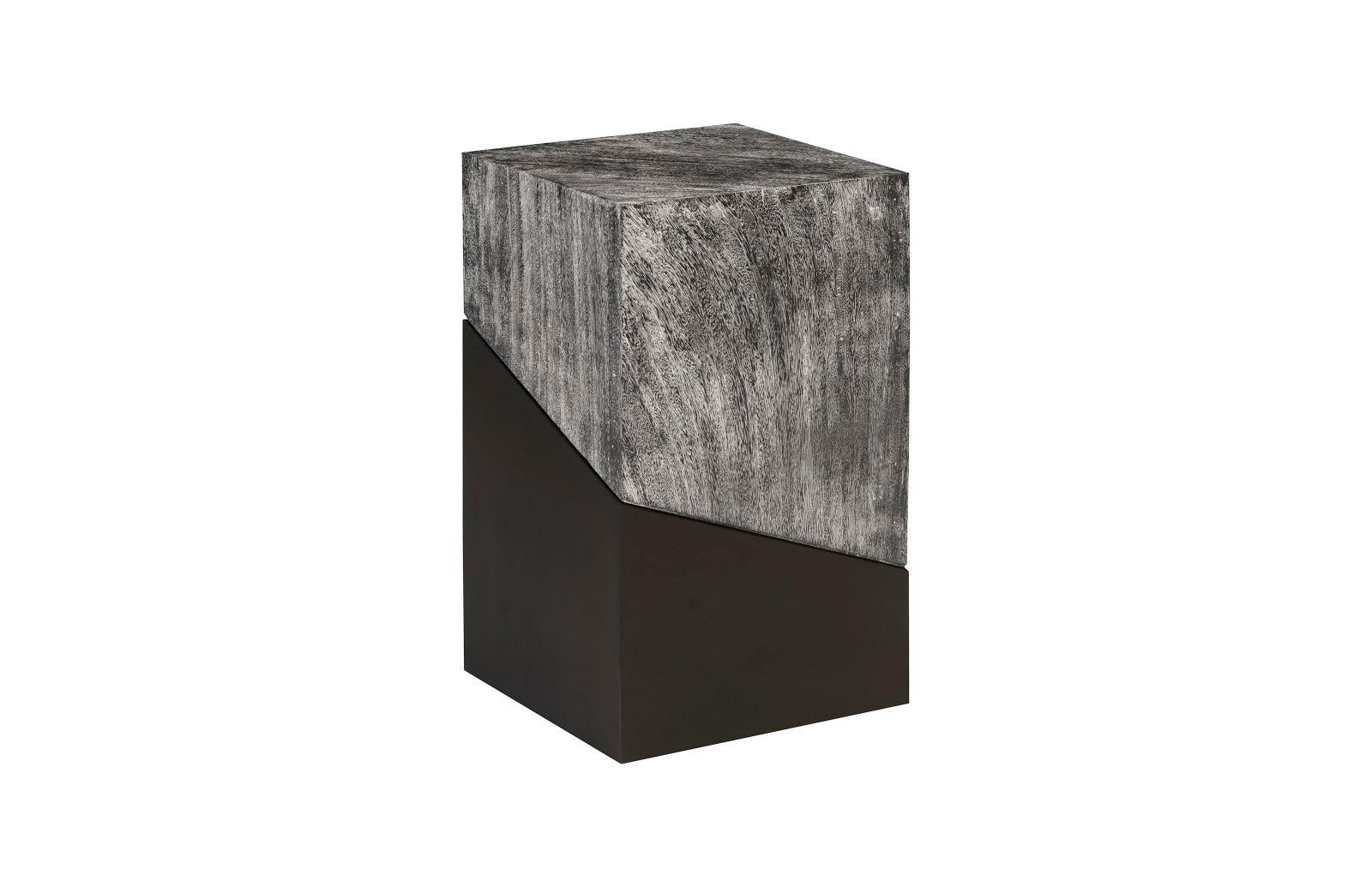 Geometry Side Table, Gray Stone - Remutear