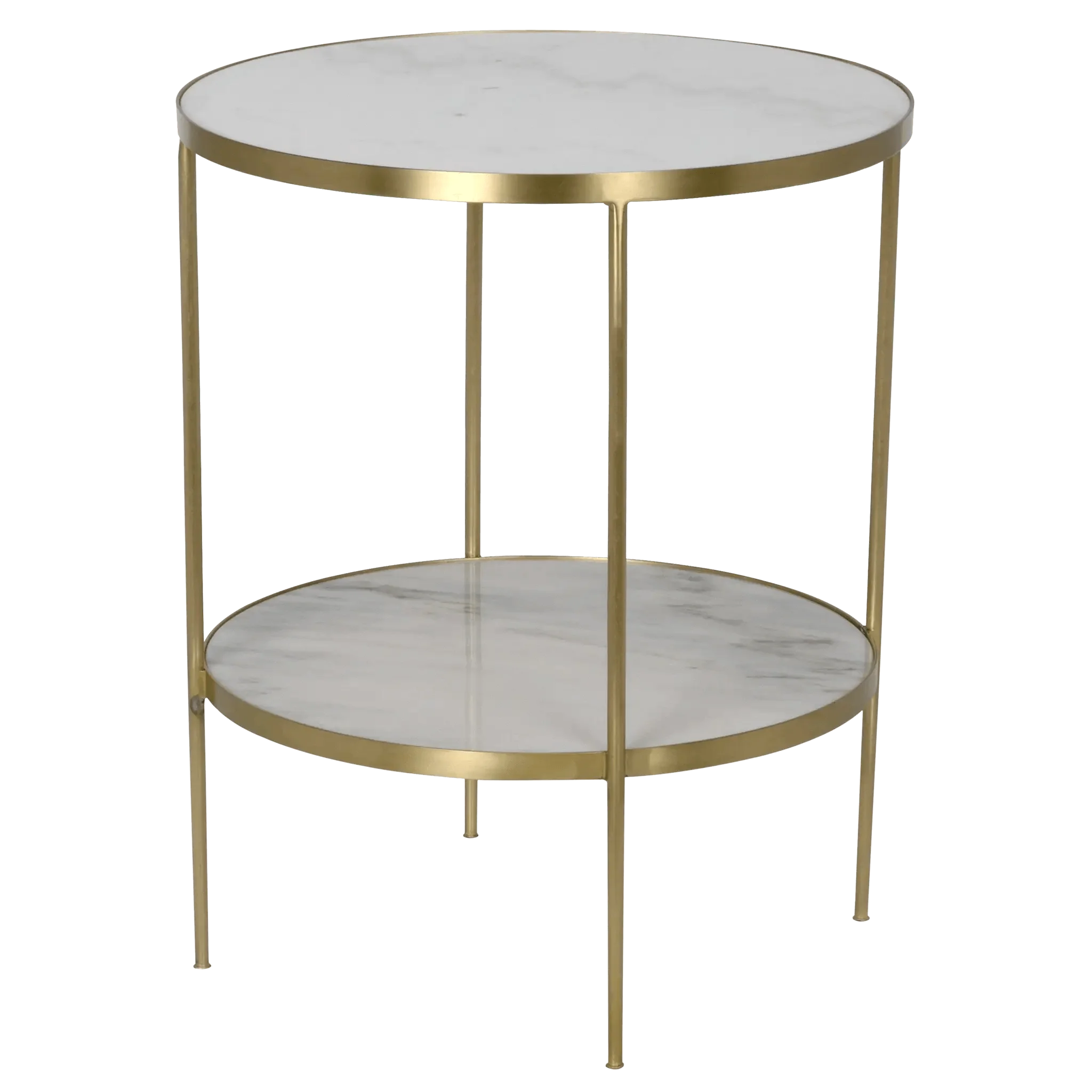 Rivoli Side Table - Antique Brass - Remutear