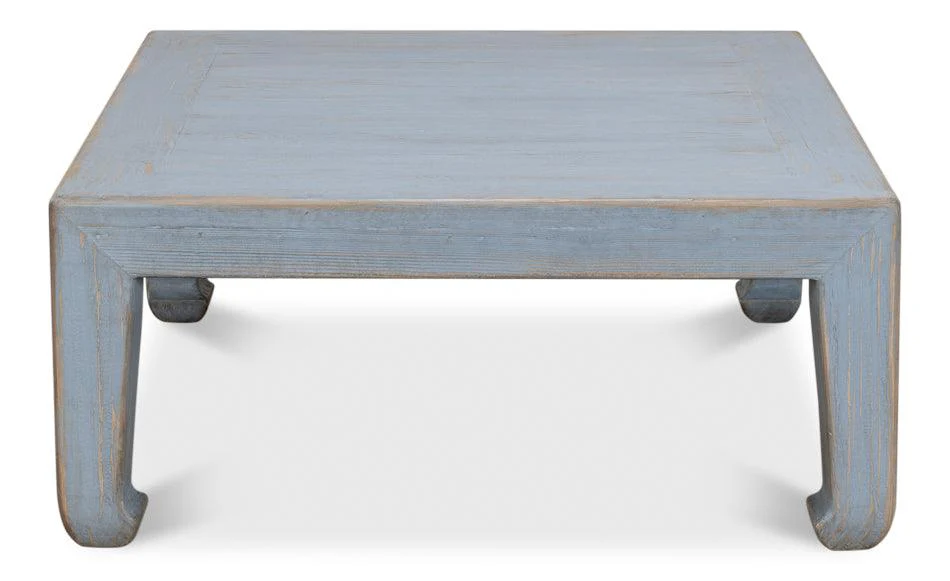 Classic Chinese Coffee Table - Blue - Remutear