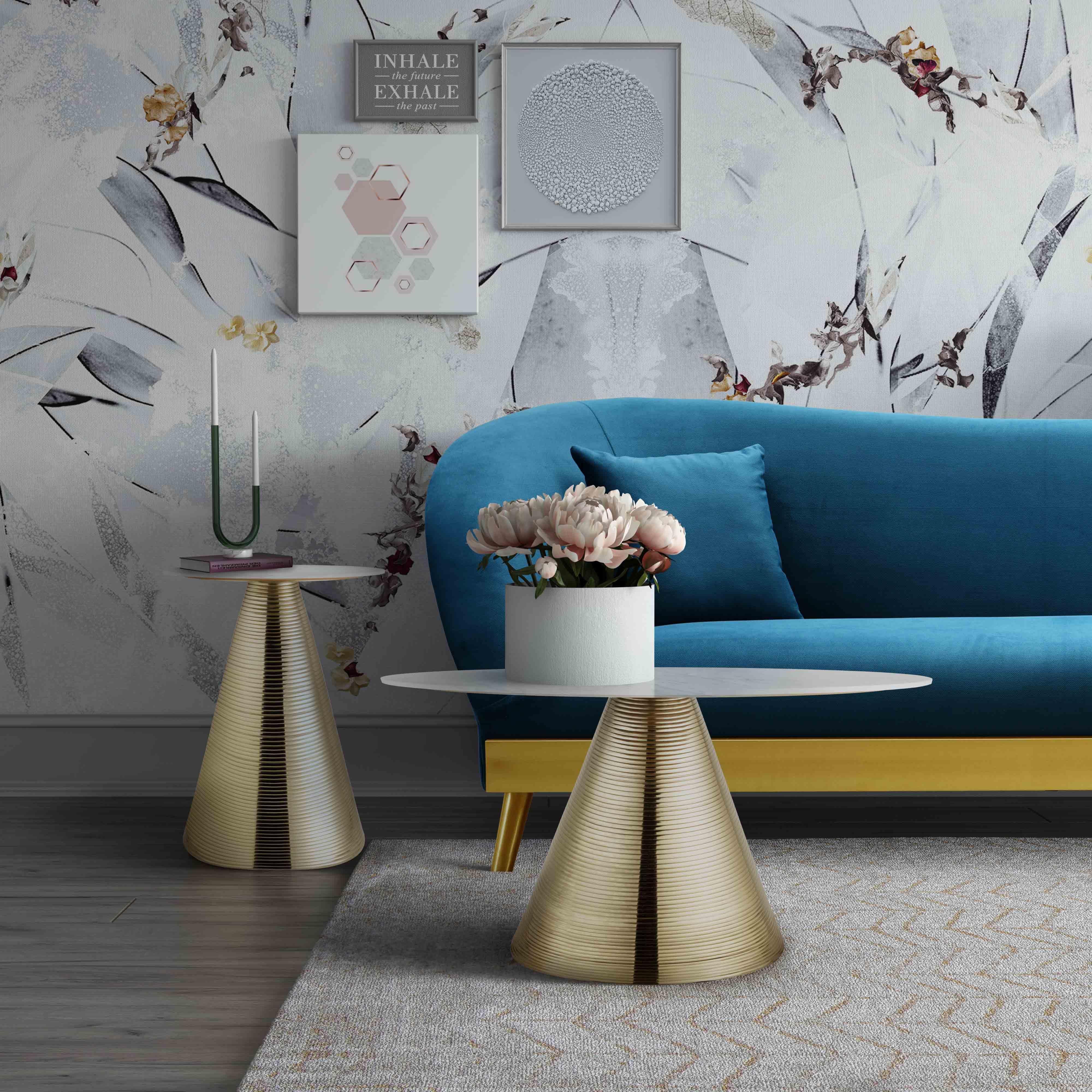 Tempo Marble Side Table - Remutear