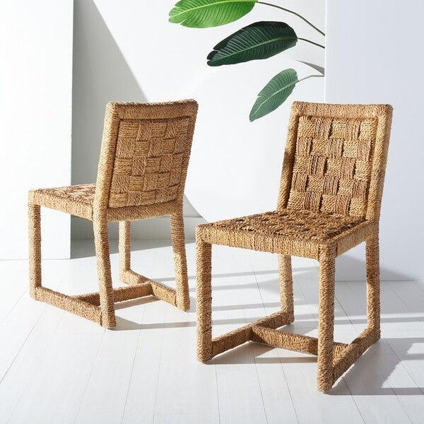 JERMAINE WOVEN DINING CHAIR (SET OF 2) - Remutear