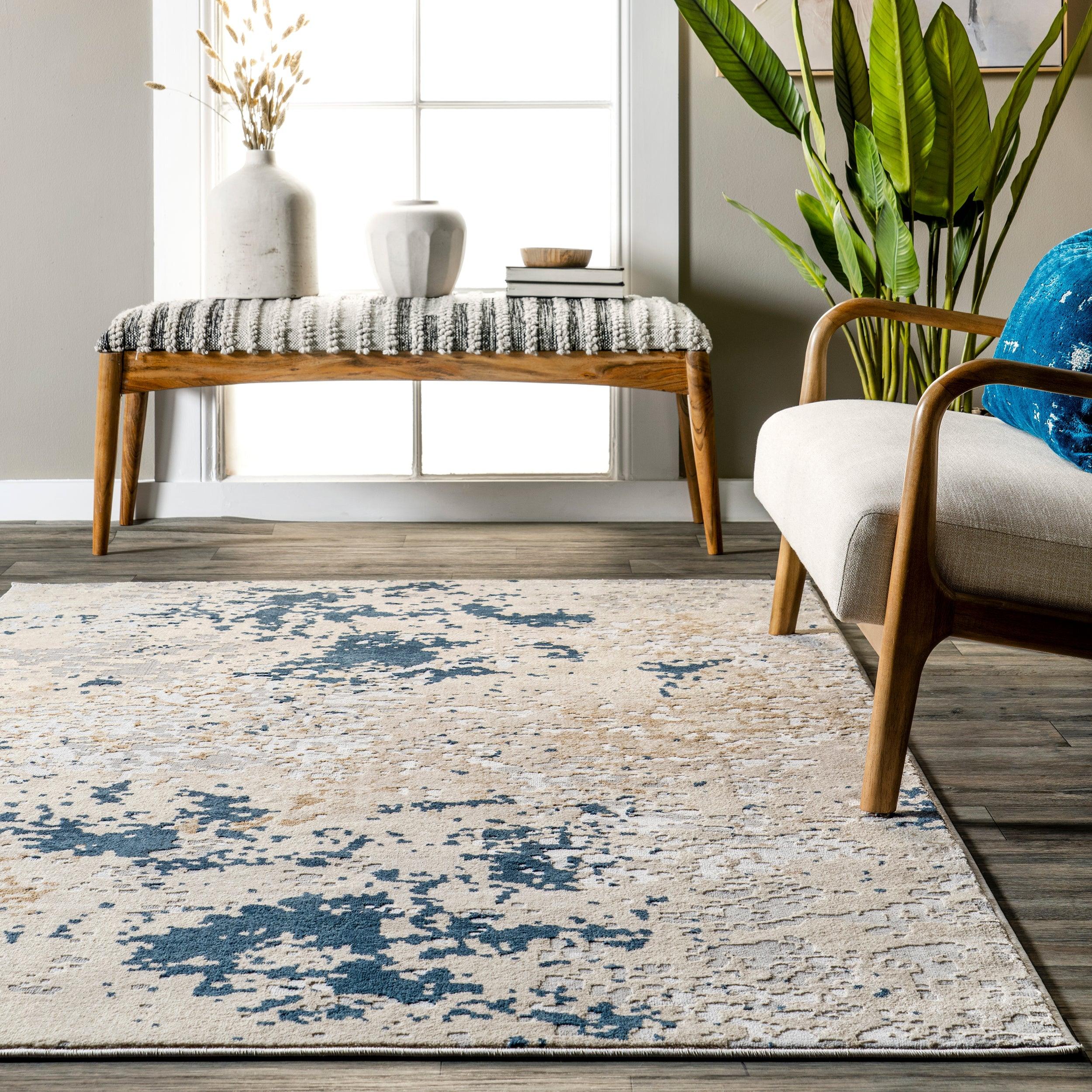 Chastin Modern Abstract Area Rug - Remutear