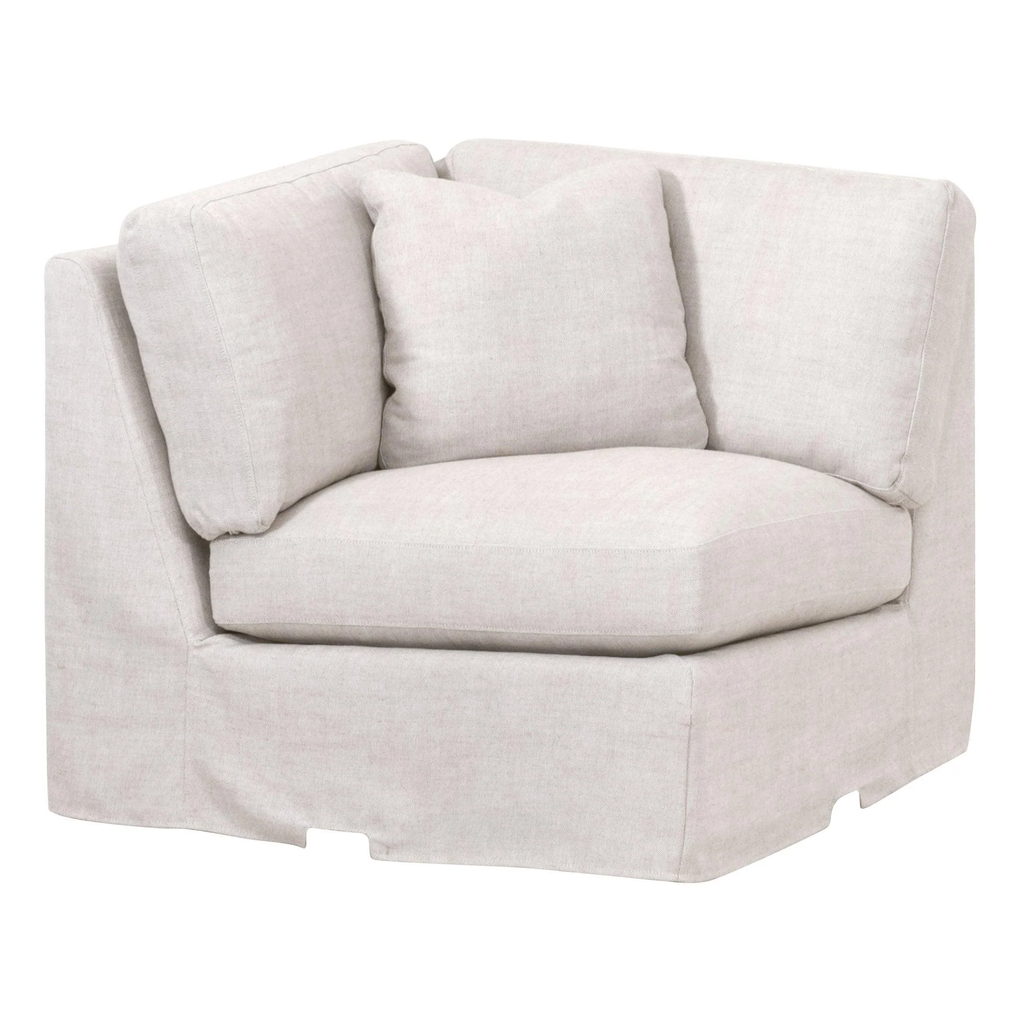 Lena Modular Slipcover Corner Chair - Remutear