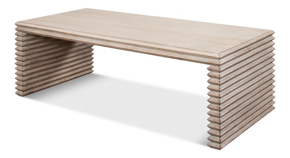 Stacked Cocktail Table - Stone Grey - Remutear