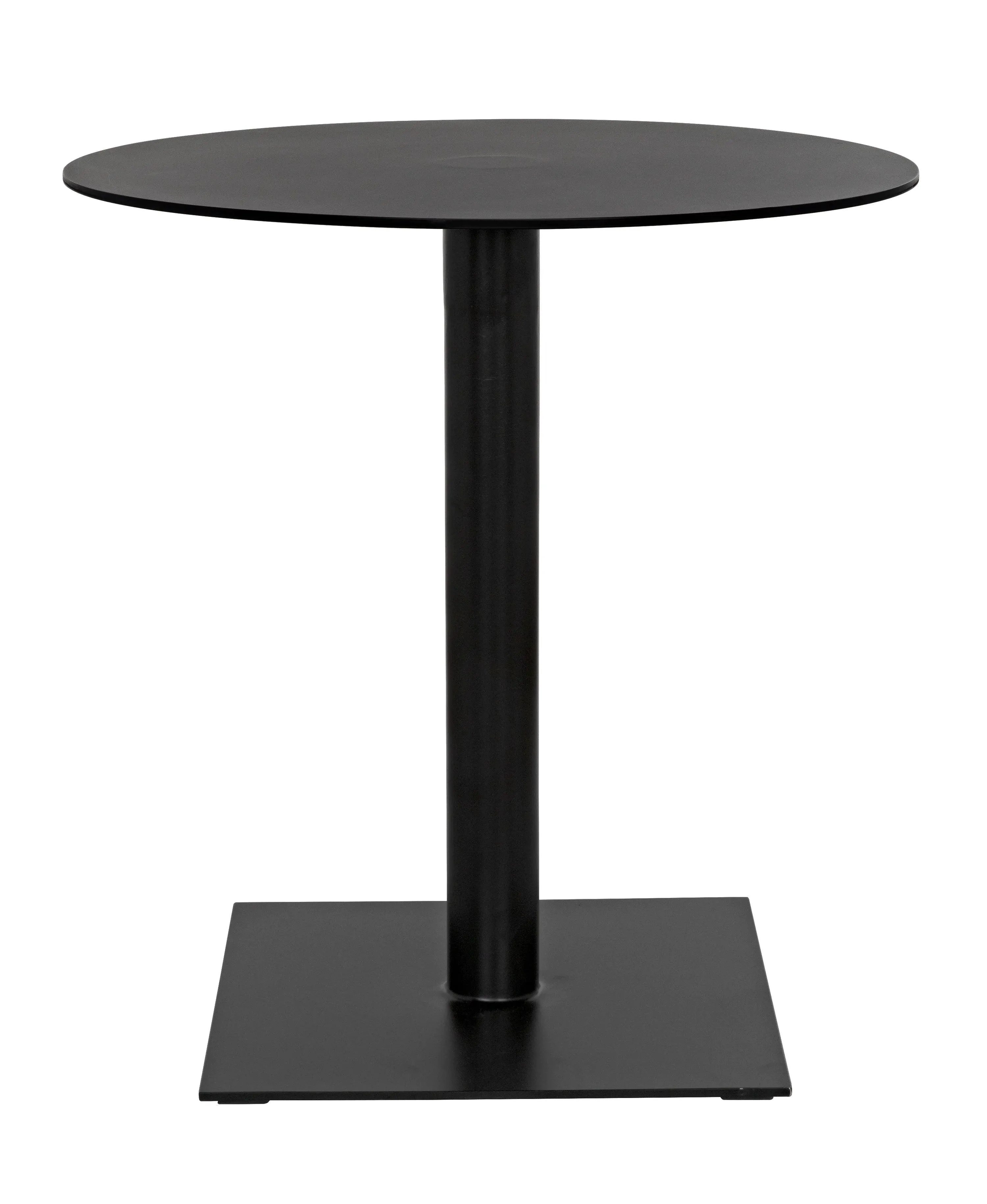 Mies Side Table, Black Steel - Remutear