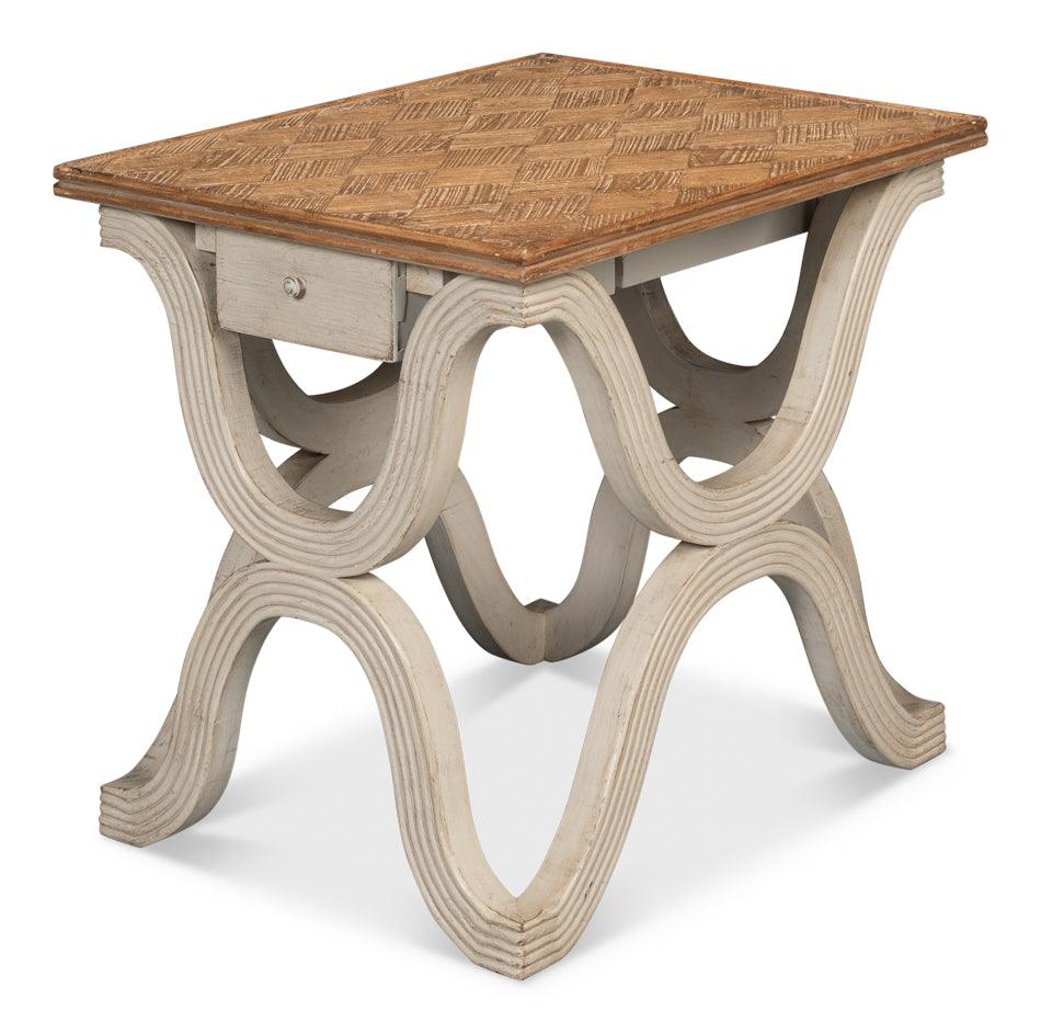 Wavy Side Table - Stone Grey - Remutear