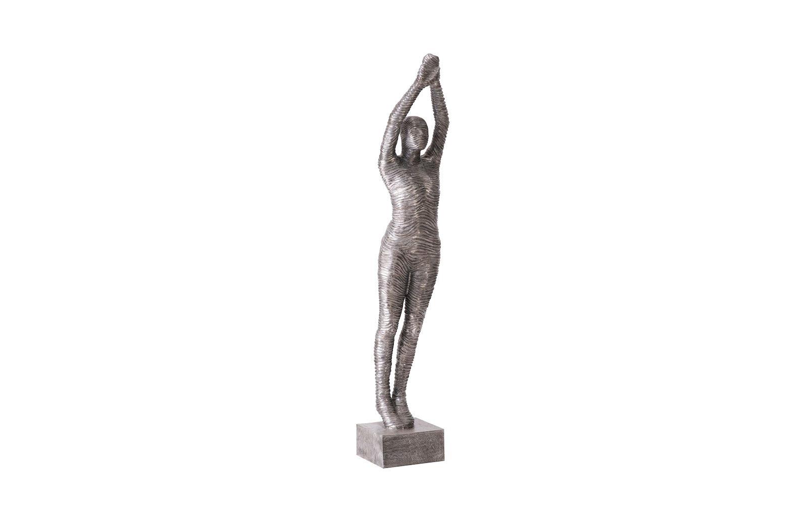 Standing Diving Sculpture, Black/Silver, Aluminum - Remutear
