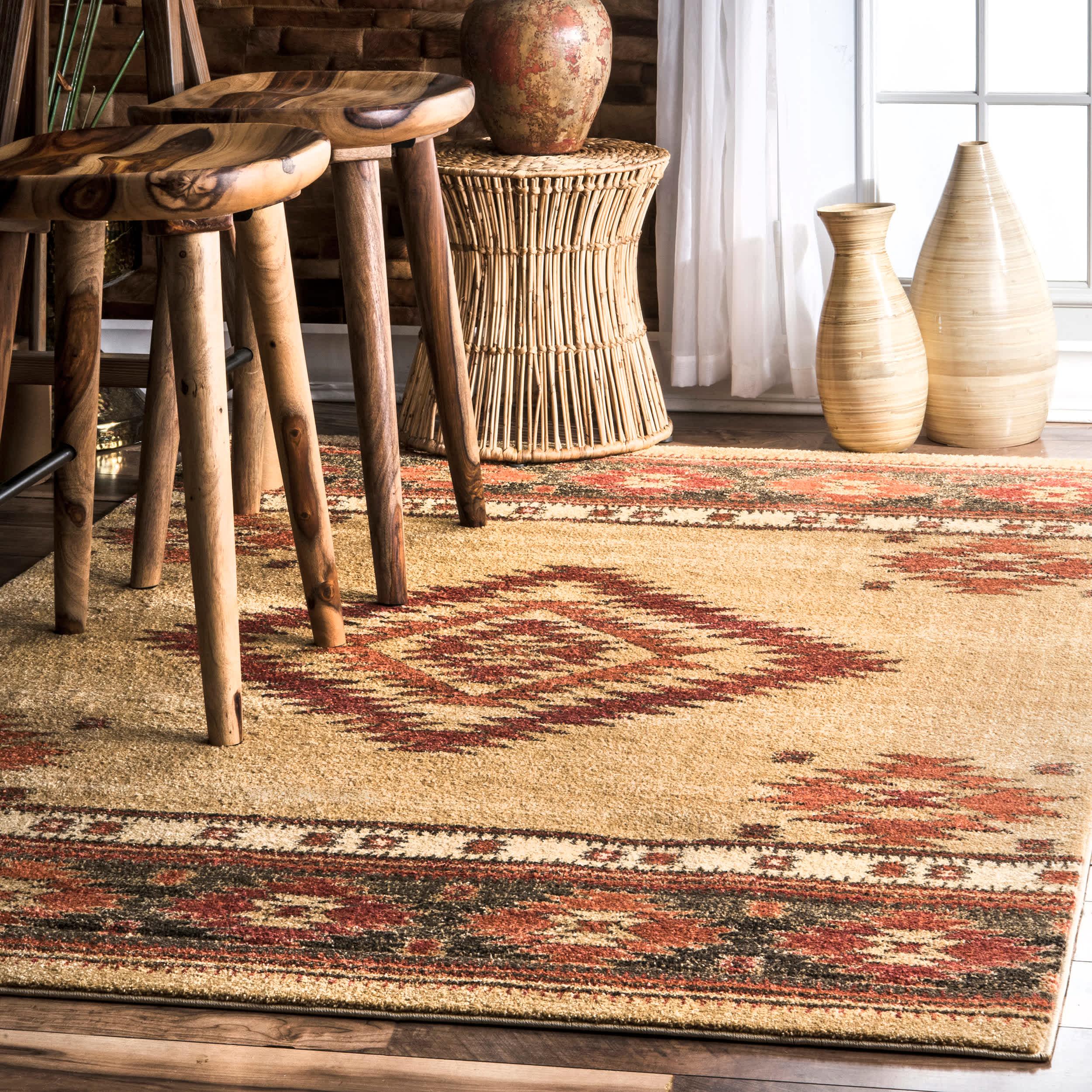 Tribal Diamond Margene Area Rug - Remutear