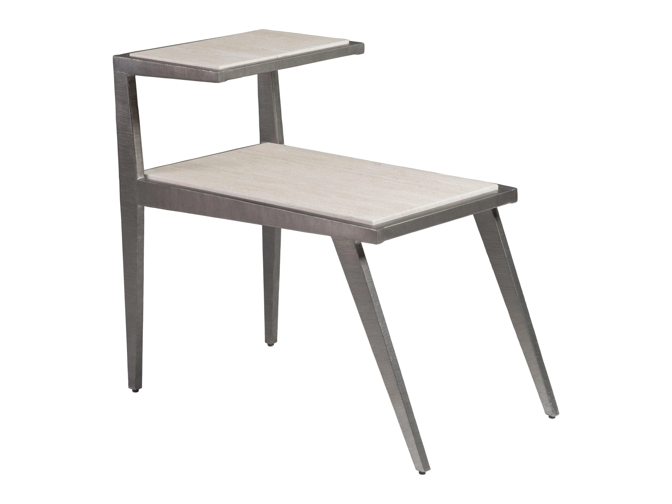 Signature Designs Adamo Silver Gray Side Table - Remutear