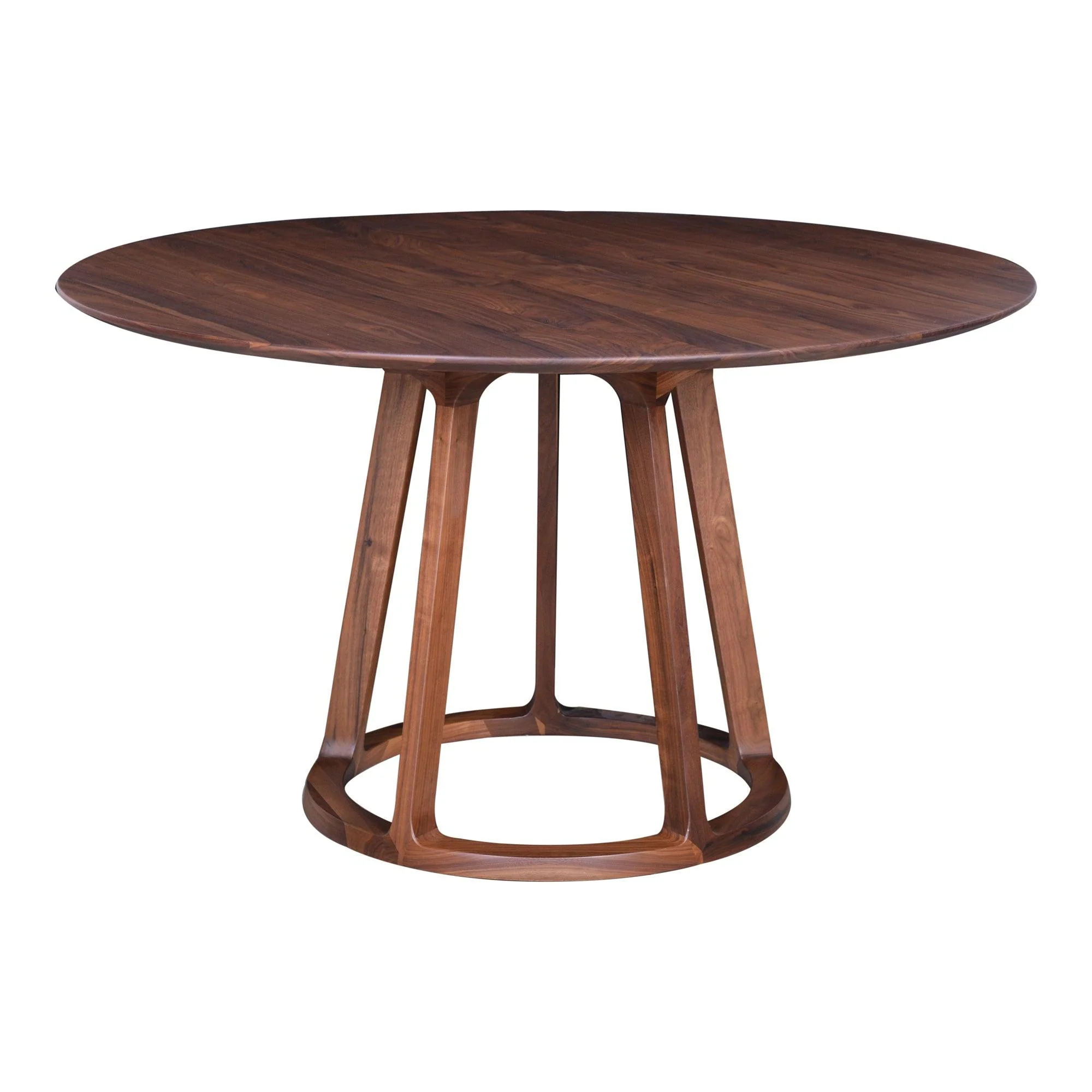 Aldo Round Dining Table Walnut - Remutear