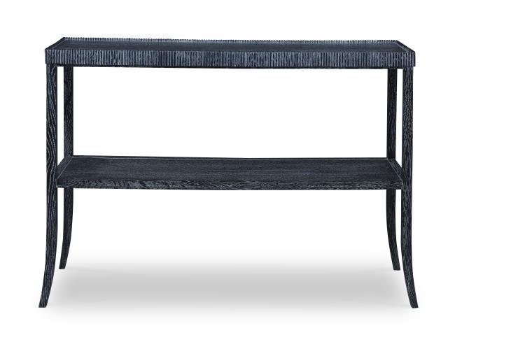 Thomas O'Brien Emile Shelf Table (Black Cerused) - Remutear