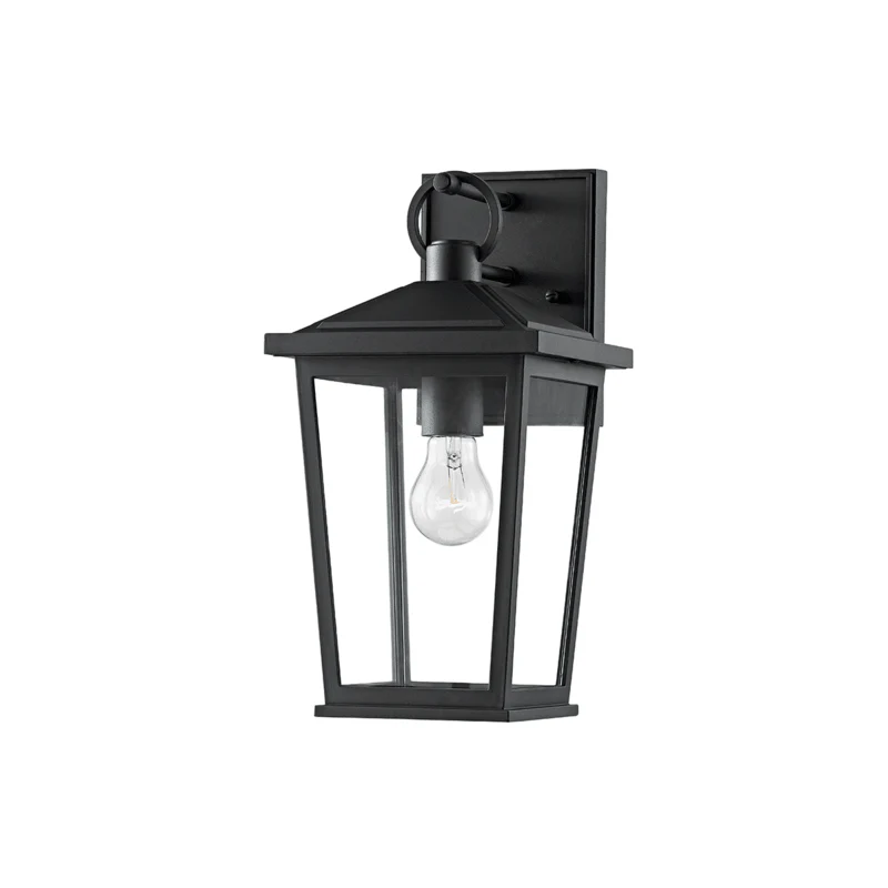 SOREN 1 LIGHT SMALL EXTERIOR WALL SCONCE - Remutear