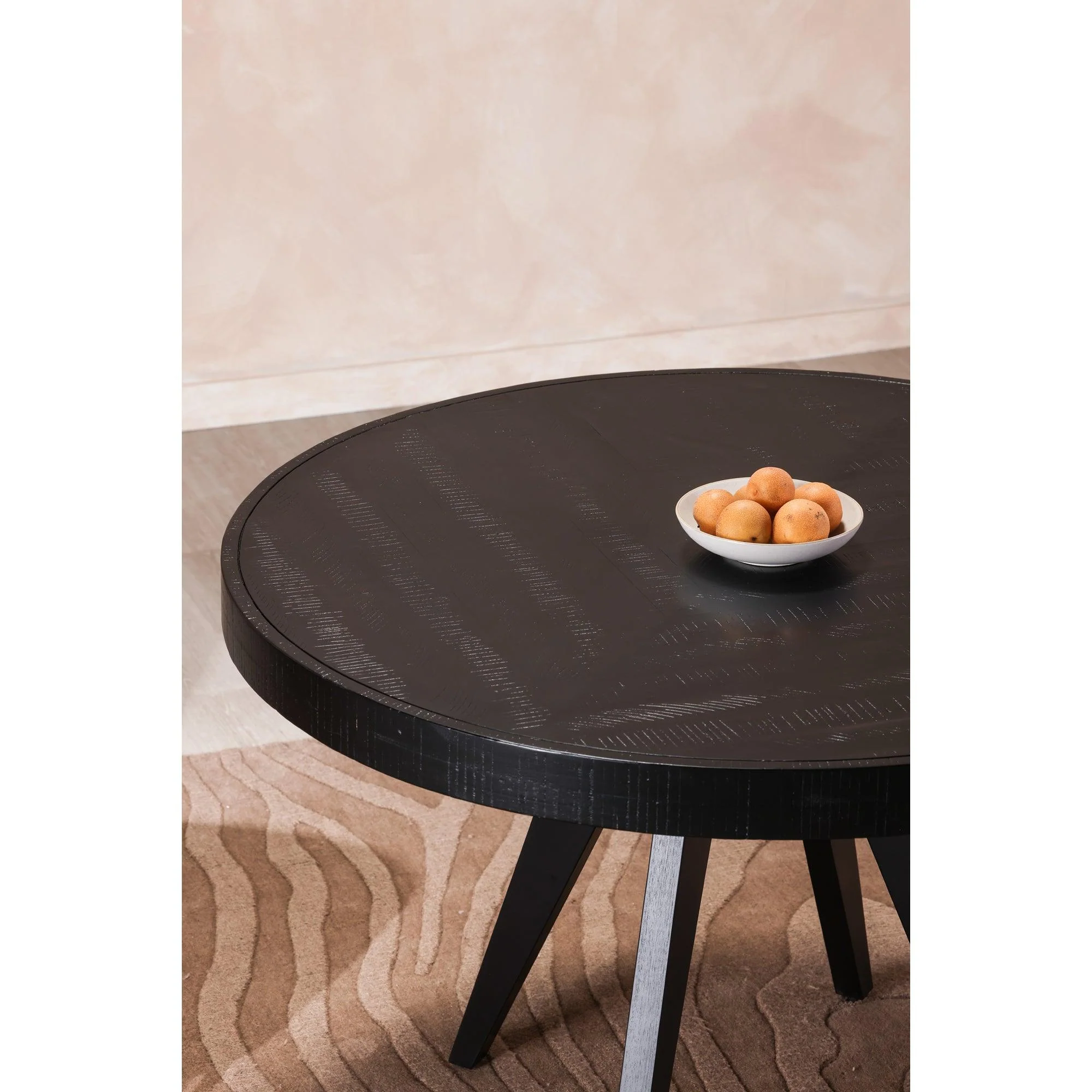 Parq Round Dining Table Black - Remutear