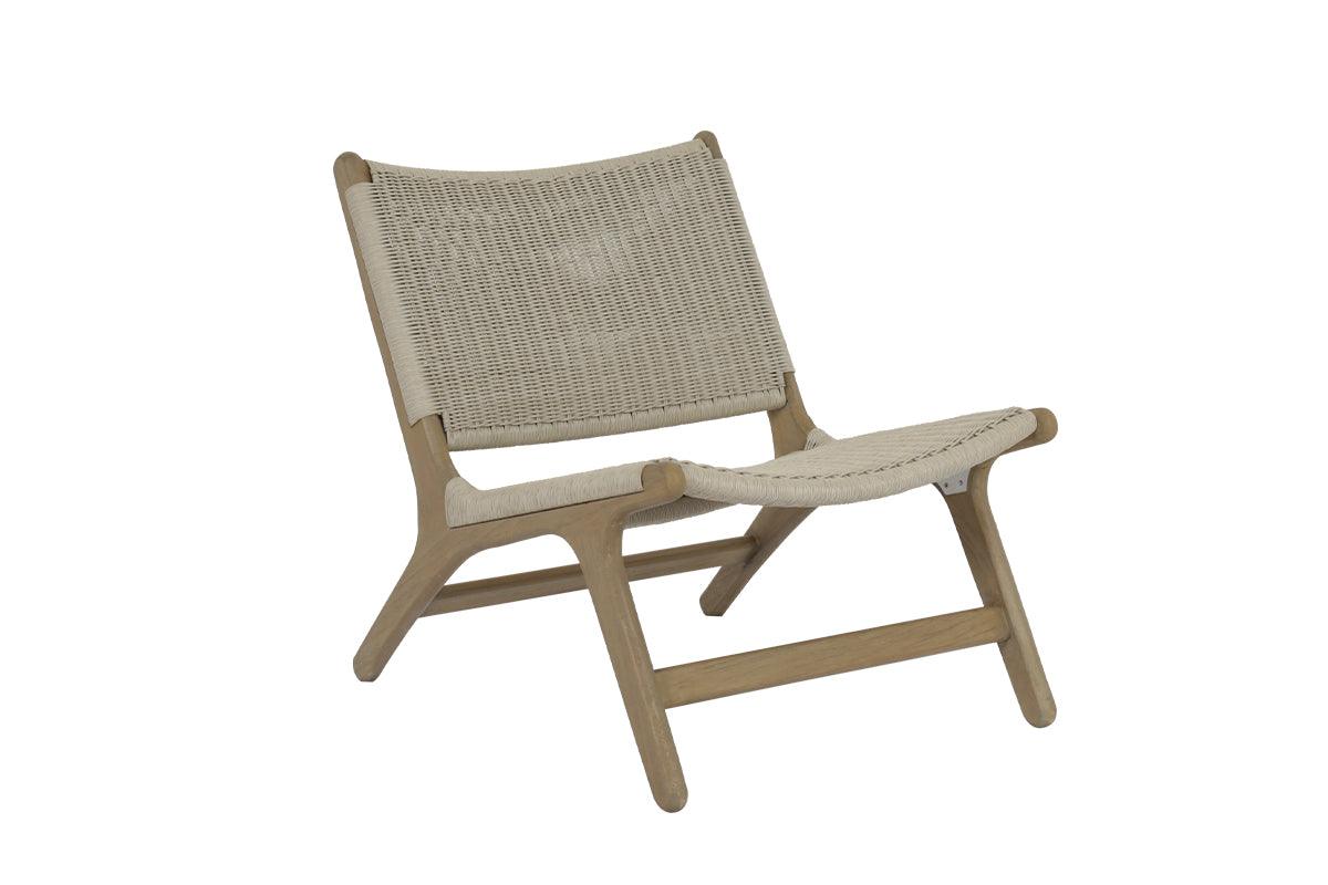 Coastal Teak Cushionless Accent Chair - Remutear