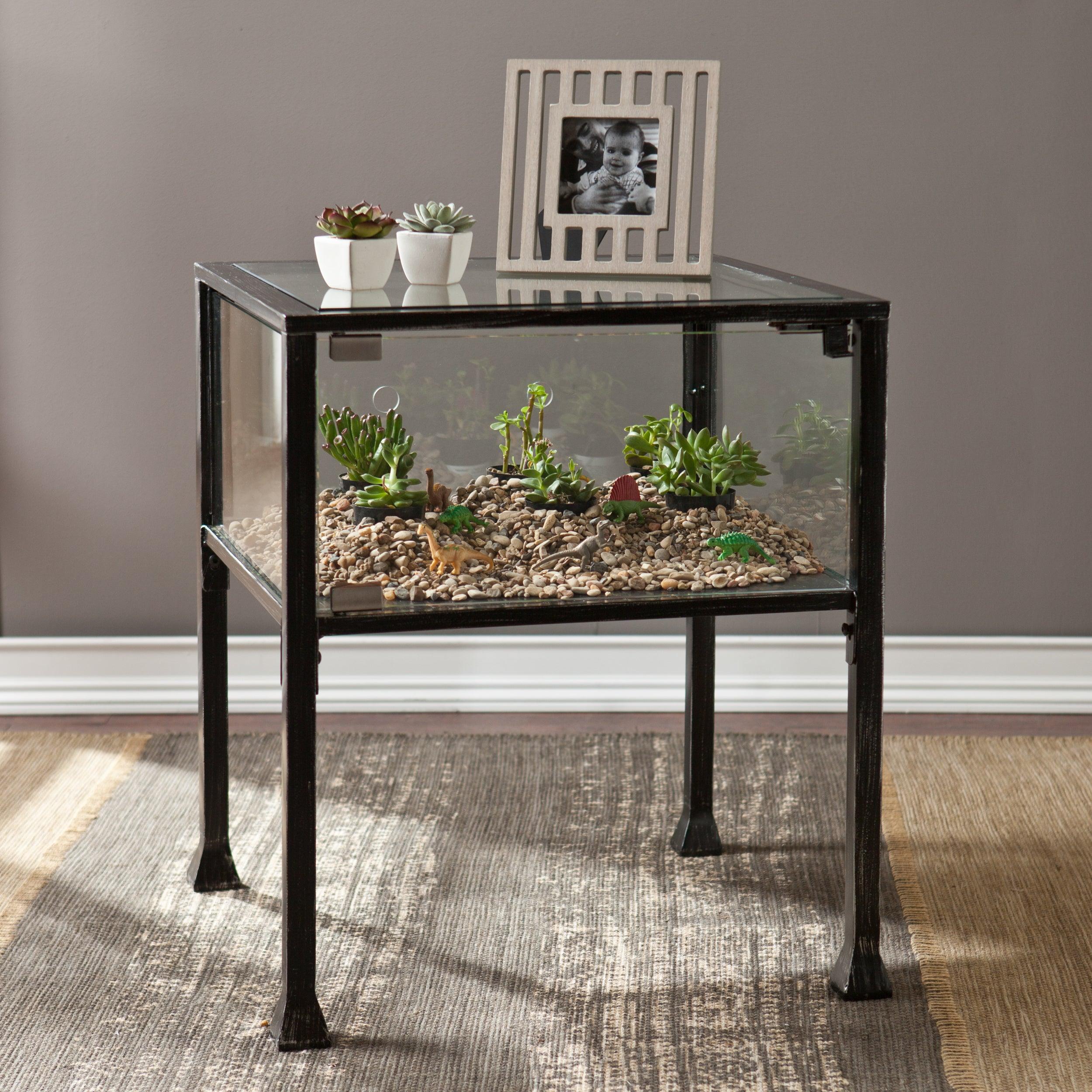 Terrarium Display End Table - Remutear