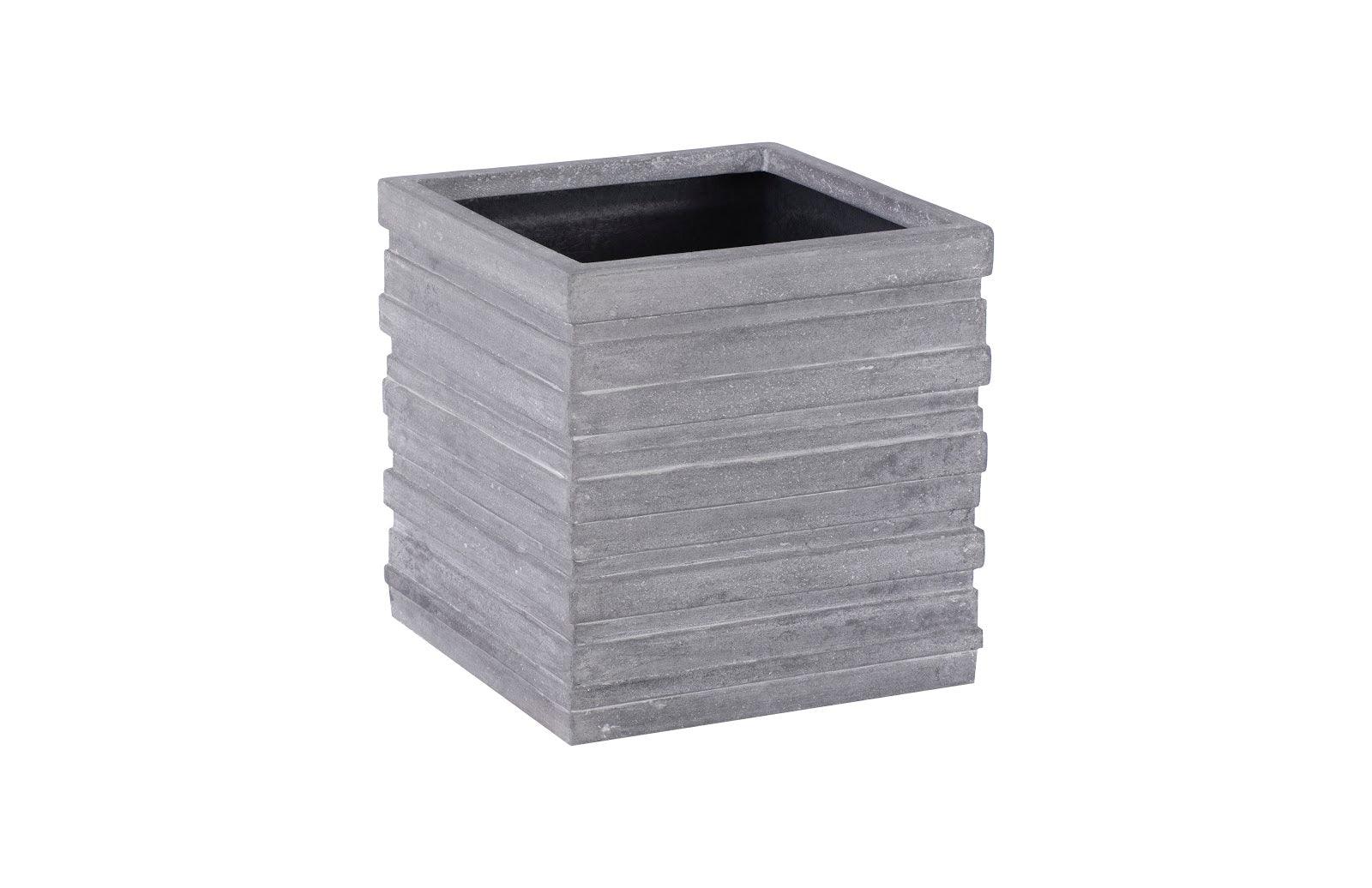 June Square Planter, Gray, MD - Remutear