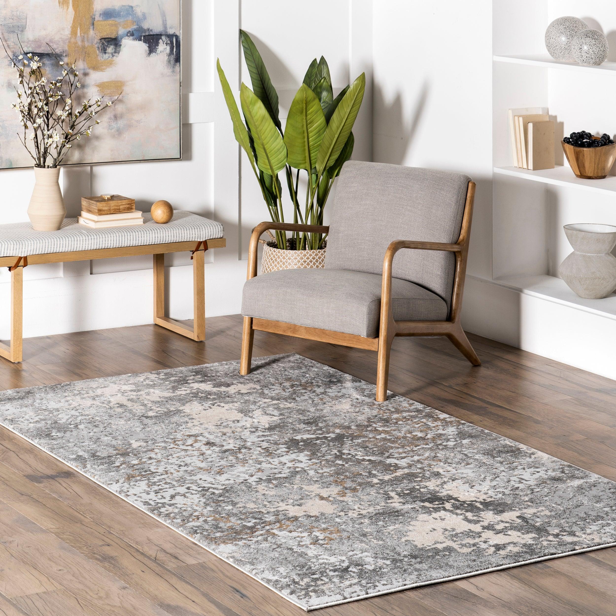 Chastin Modern Abstract Area Rug - Remutear