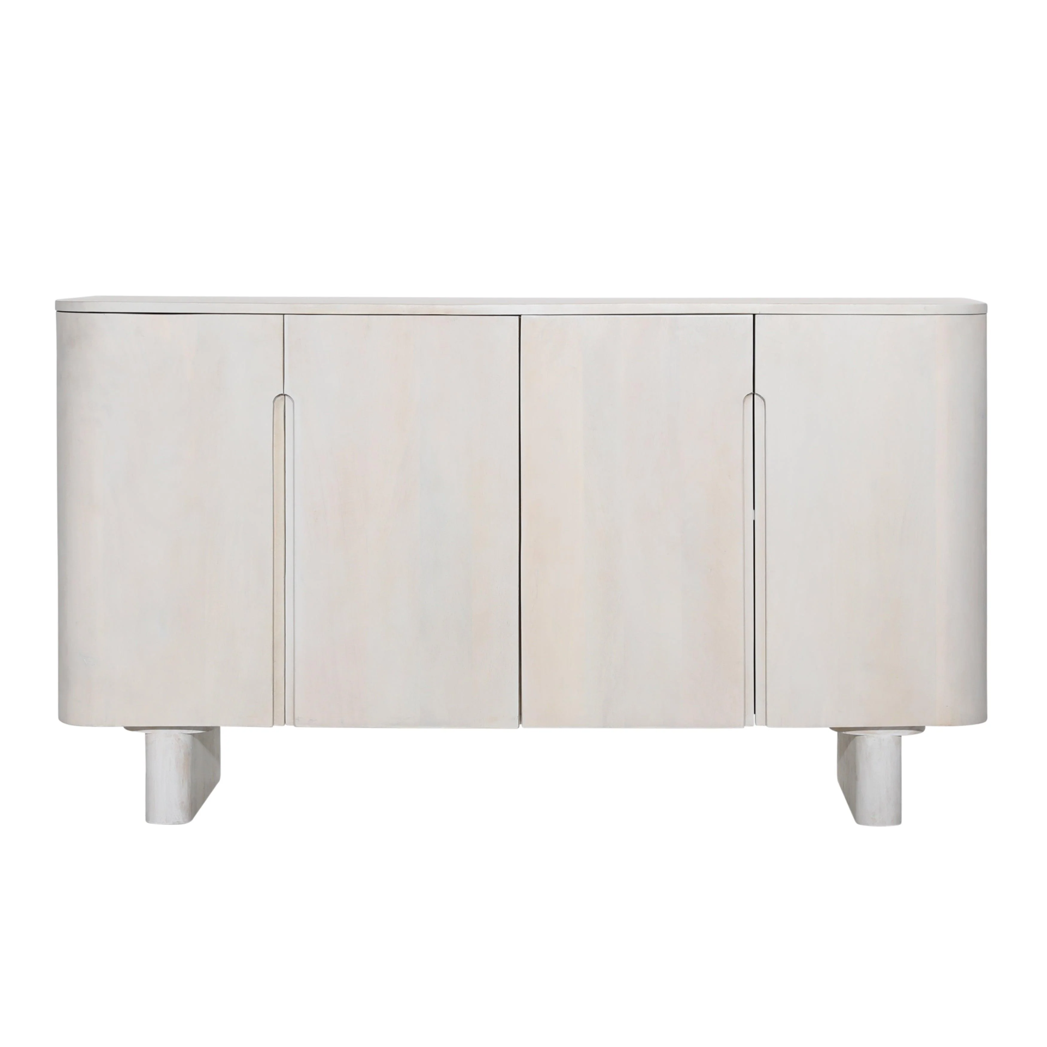 Esposito Cabinet White 4-Door - Remutear
