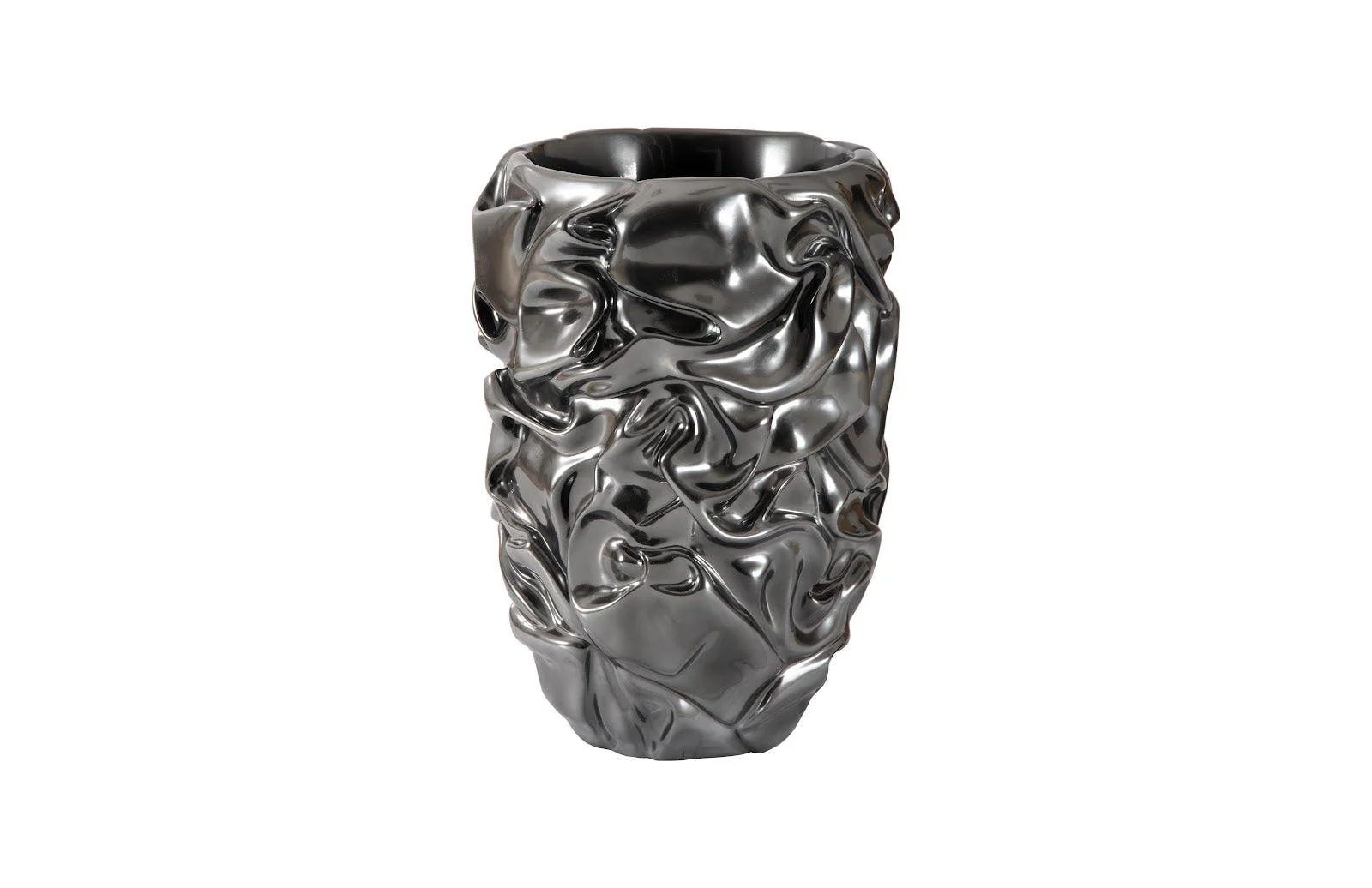 Drape Planter, Liquid Silver - Remutear