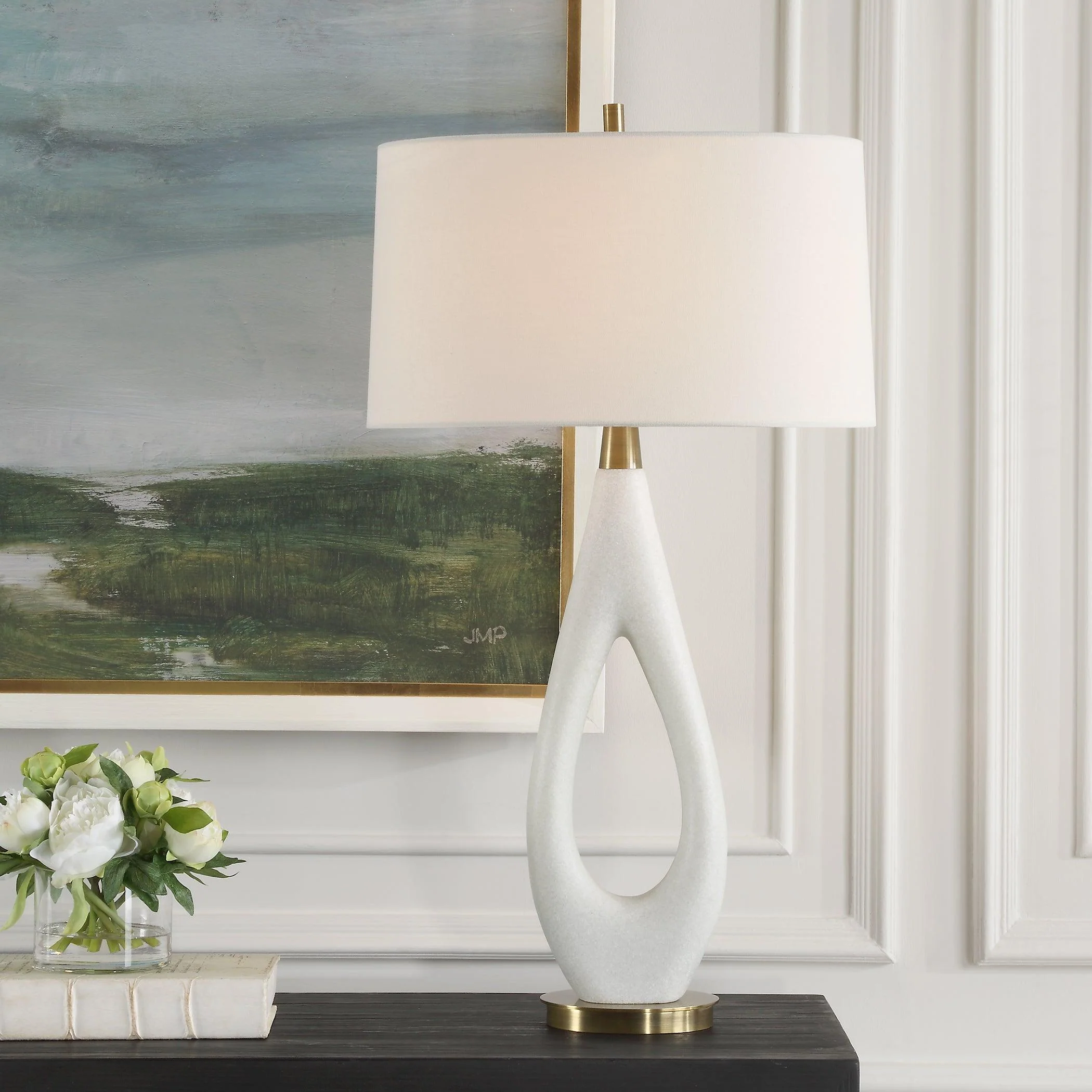 Promenade White Table Lamp - Remutear
