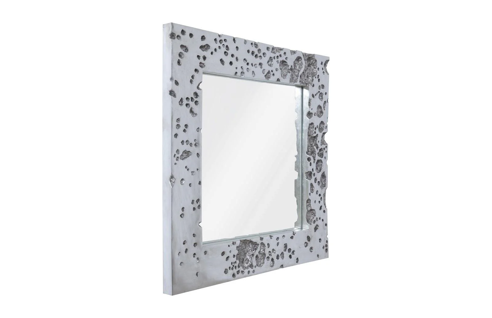 Splotch Mirror, Silver Leaf - Remutear