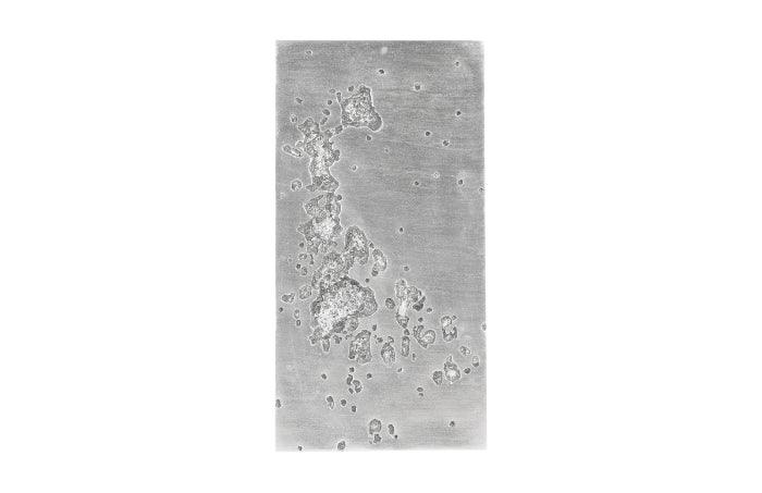 SPLOTCH DENSE SILVER WALL ART - Remutear