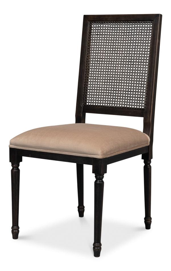 Cane Back Side Chair - Nero - Toffee - Set of 2 - Remutear