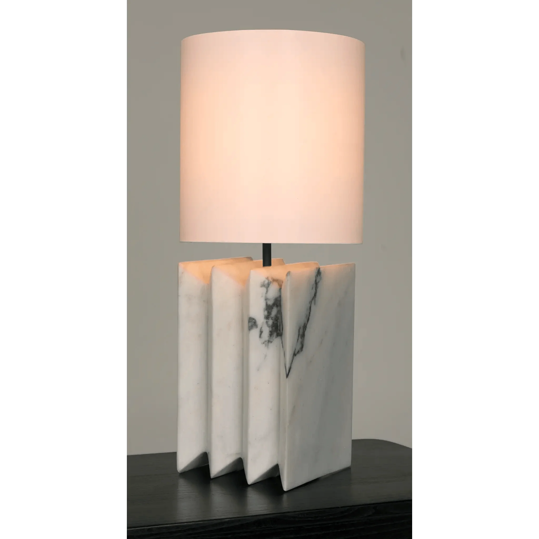 Jman Lamp with Silk Shade - Remutear