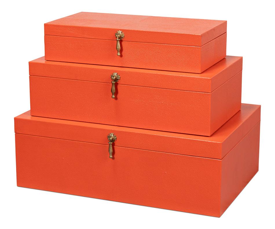 Cosmos Nesting Boxes S/3 Orangeade - Remutear