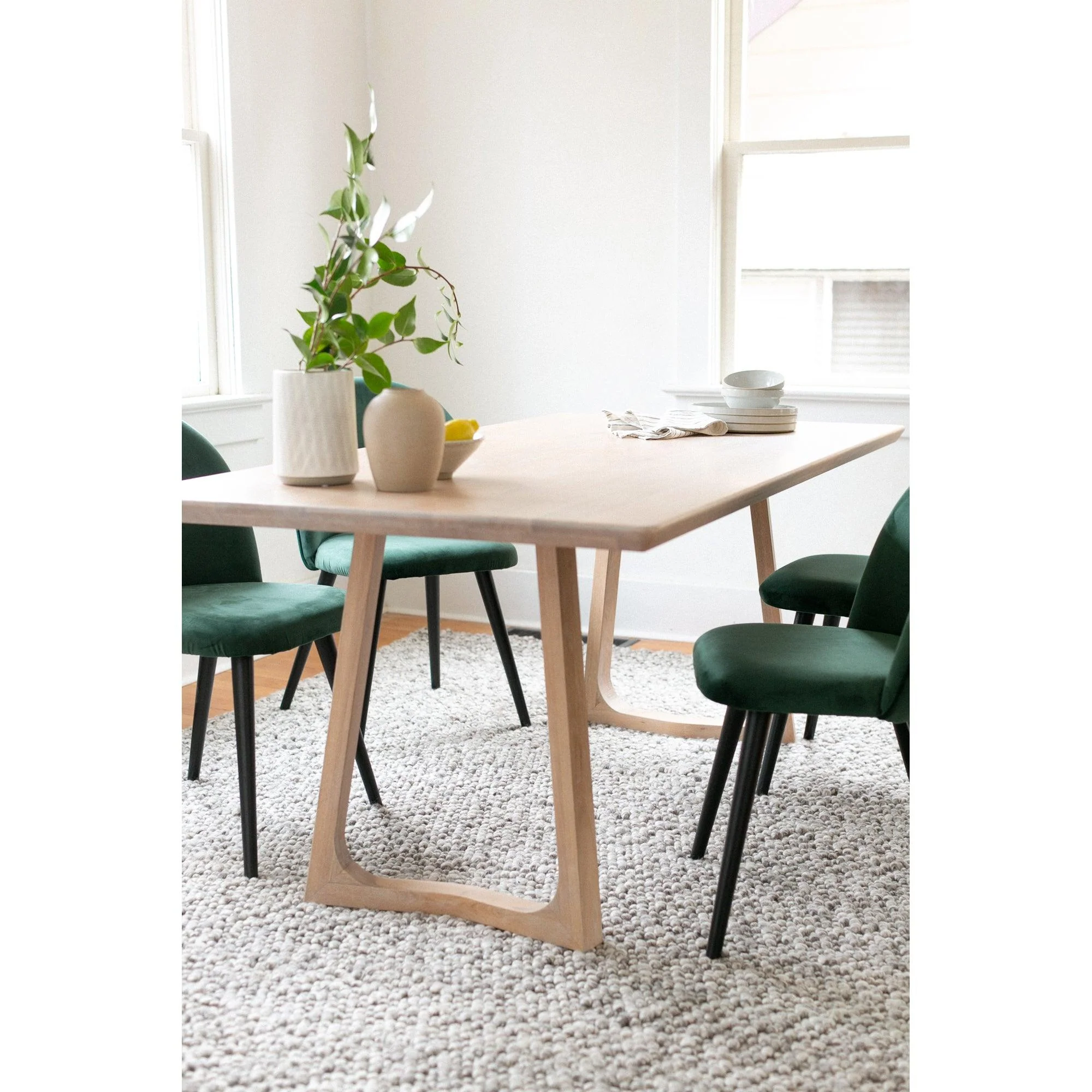 Silas Dining Table Oak - Remutear
