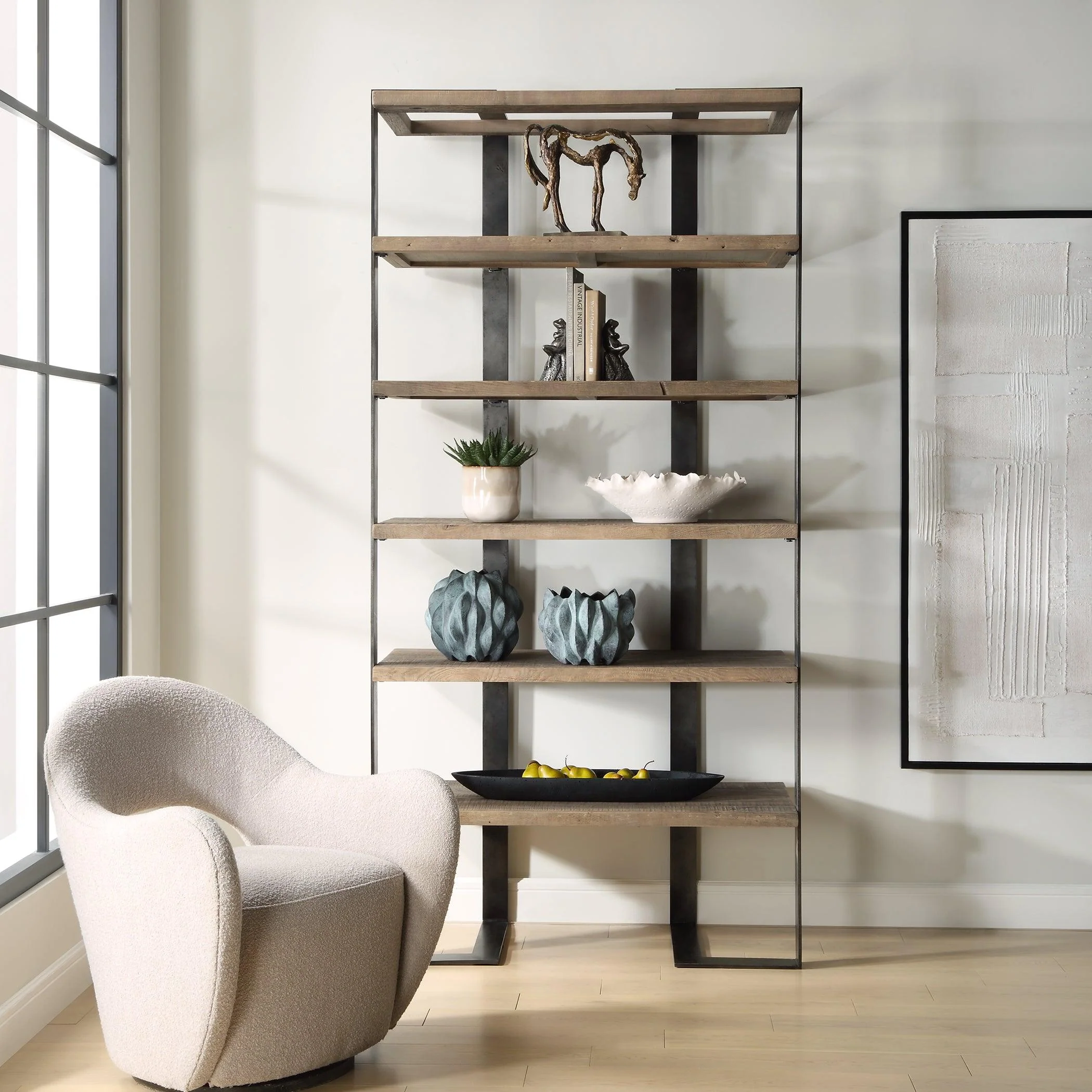 Wander Fabric Swivel Chair - Remutear