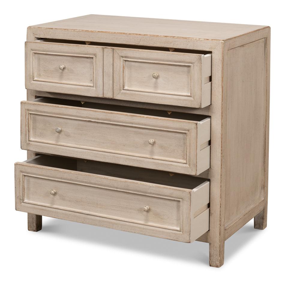Ezra Three Drawer Commode - Stone Grey - Remutear