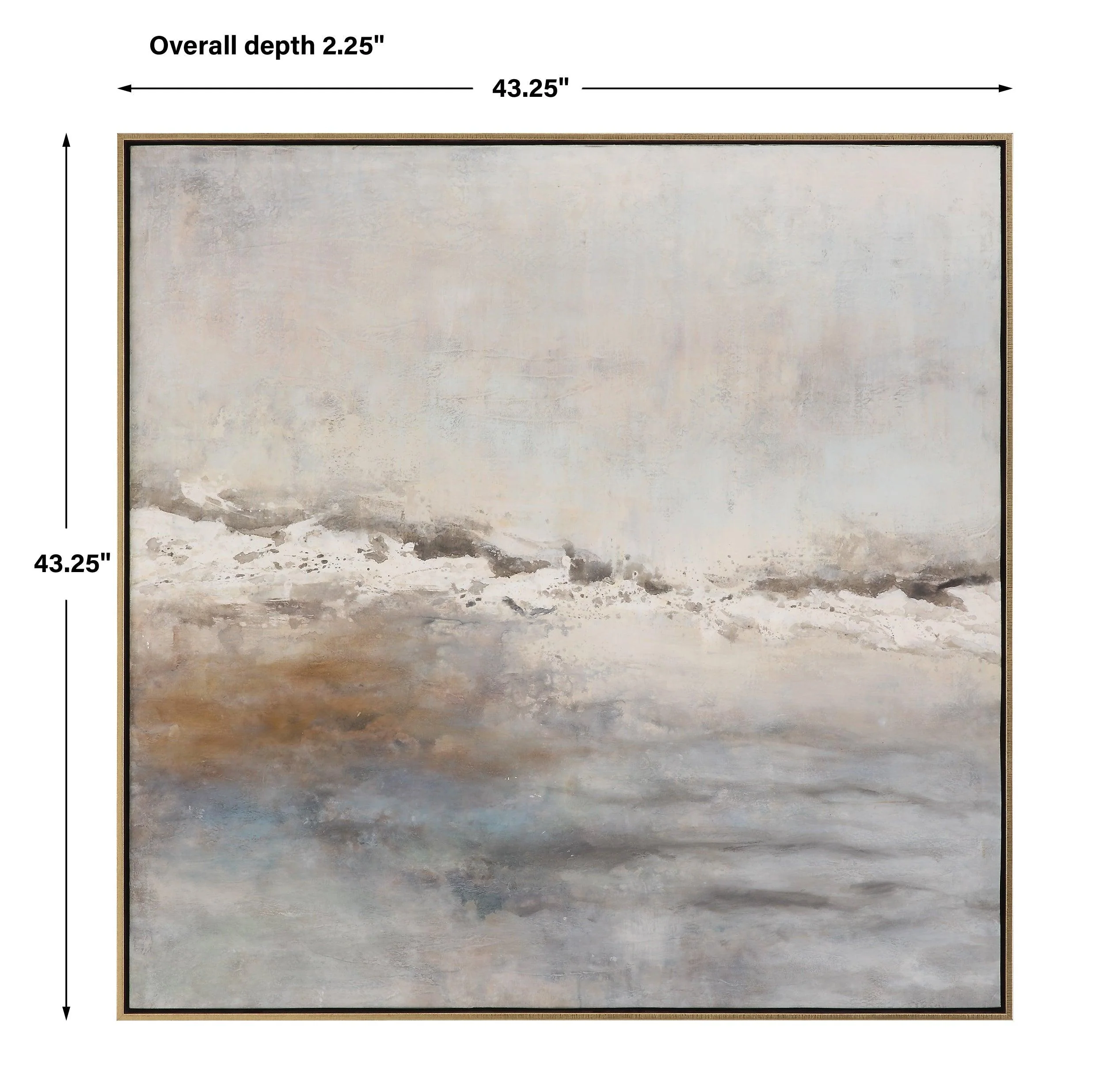 Storm Clouds Abstract Hand Painted Art - Remutear