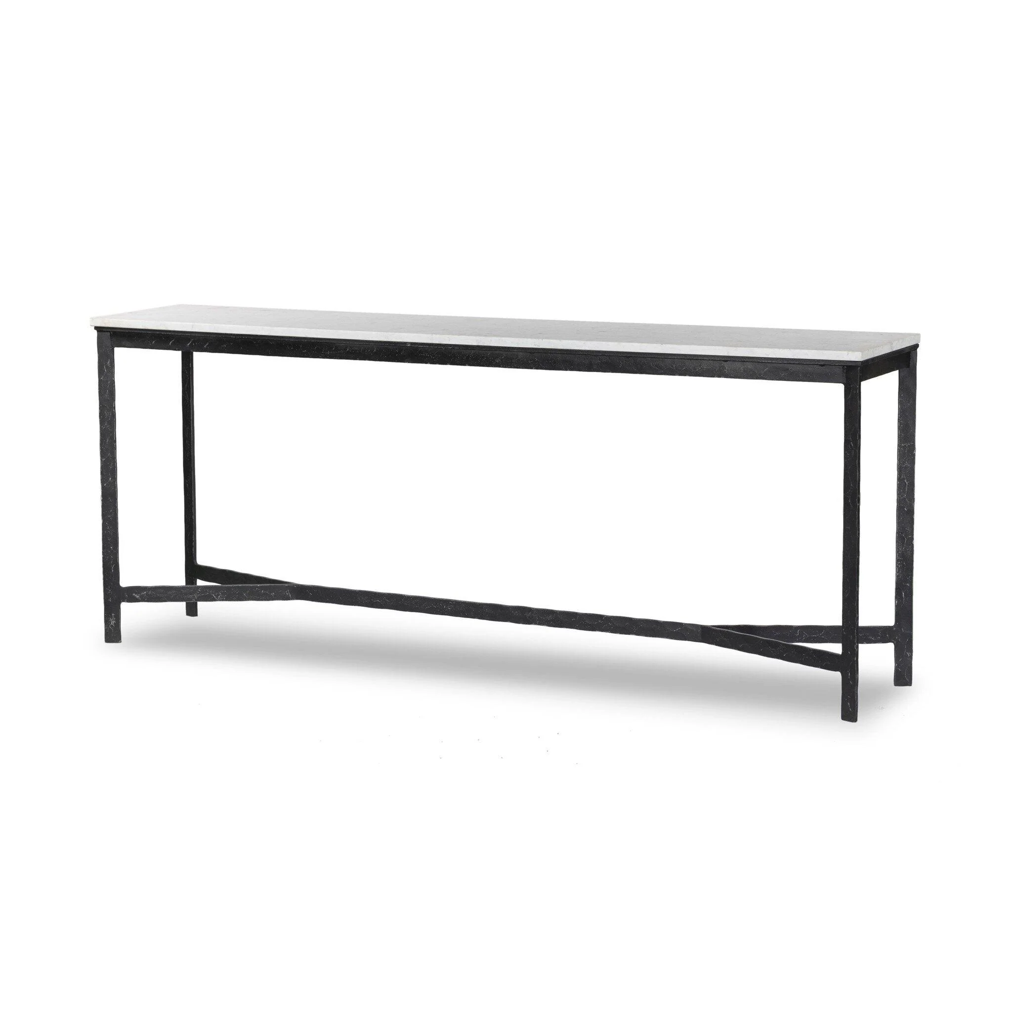 Hammered Iron Console Table - Remutear