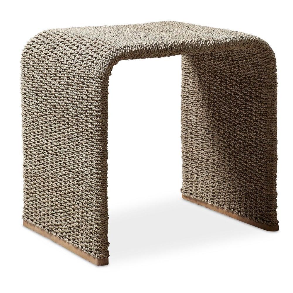 Calabria Woven Seagrass End Table - Remutear