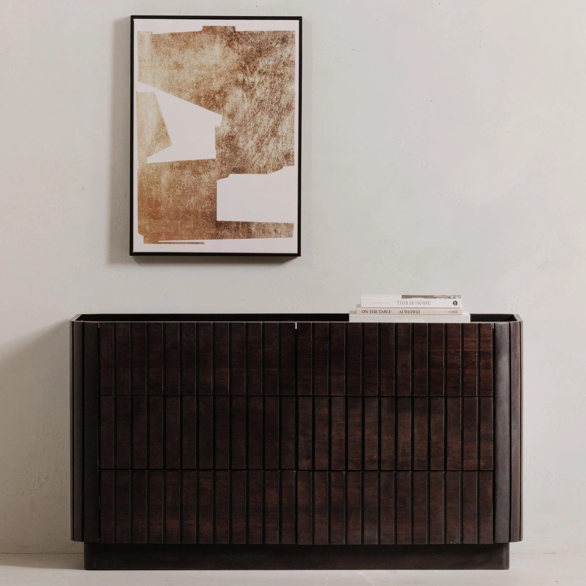 Povera 6 Drawer Dresser Black - Remutear