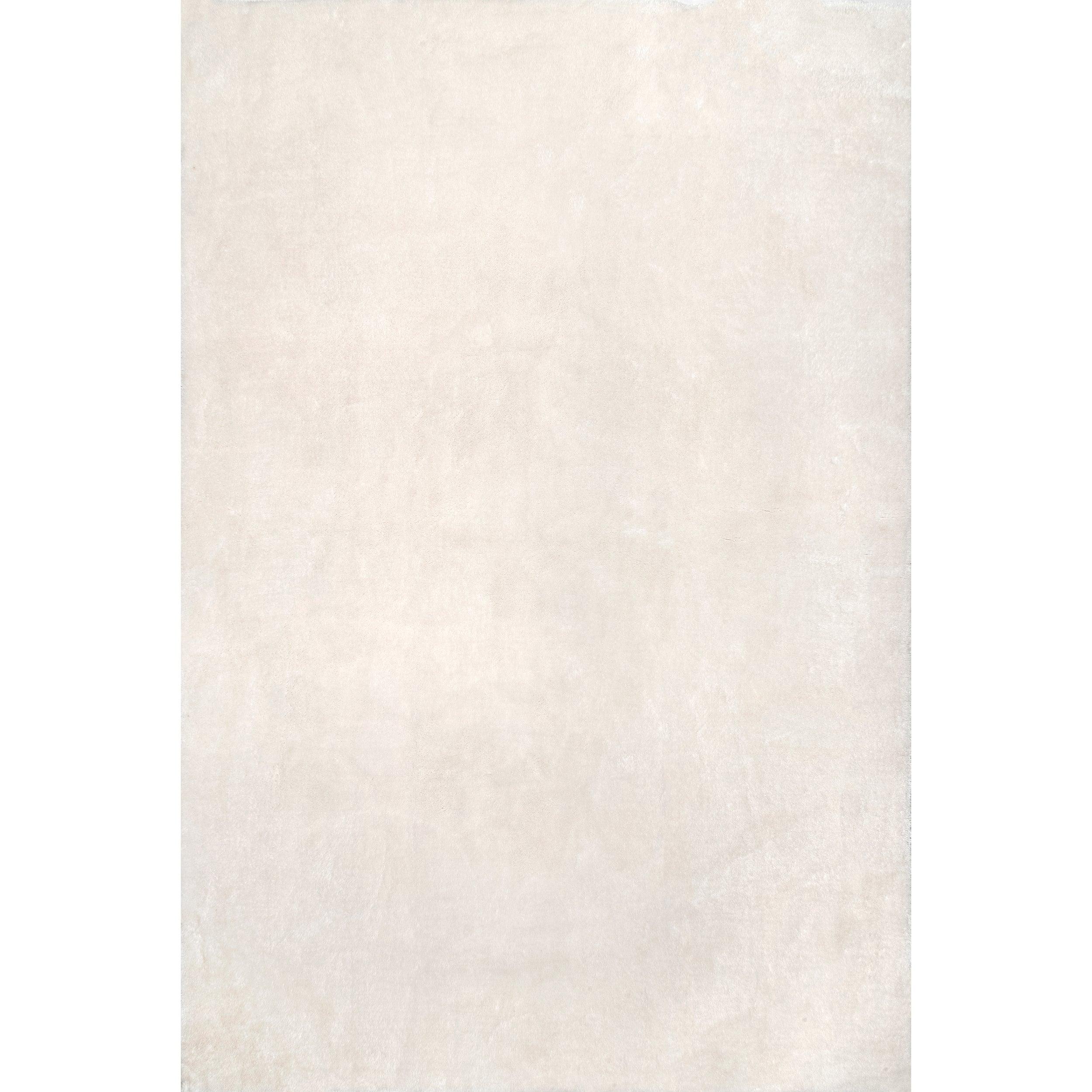 Loni Solid Machine Washable Shag Area Rug - Remutear
