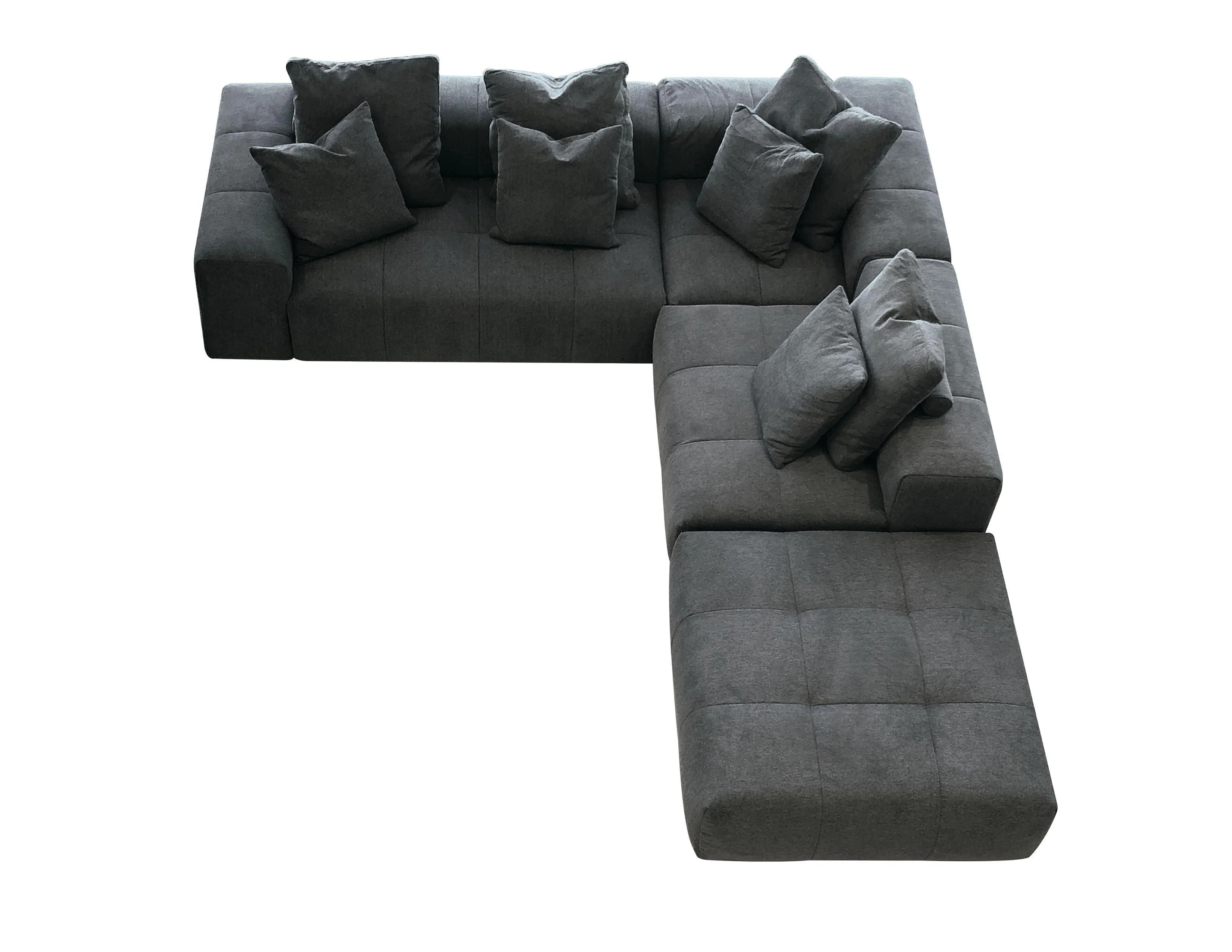 MALLOW Sectional 4-Piece (Corner, LAF, 1 Armless, Ottoman) - Remutear