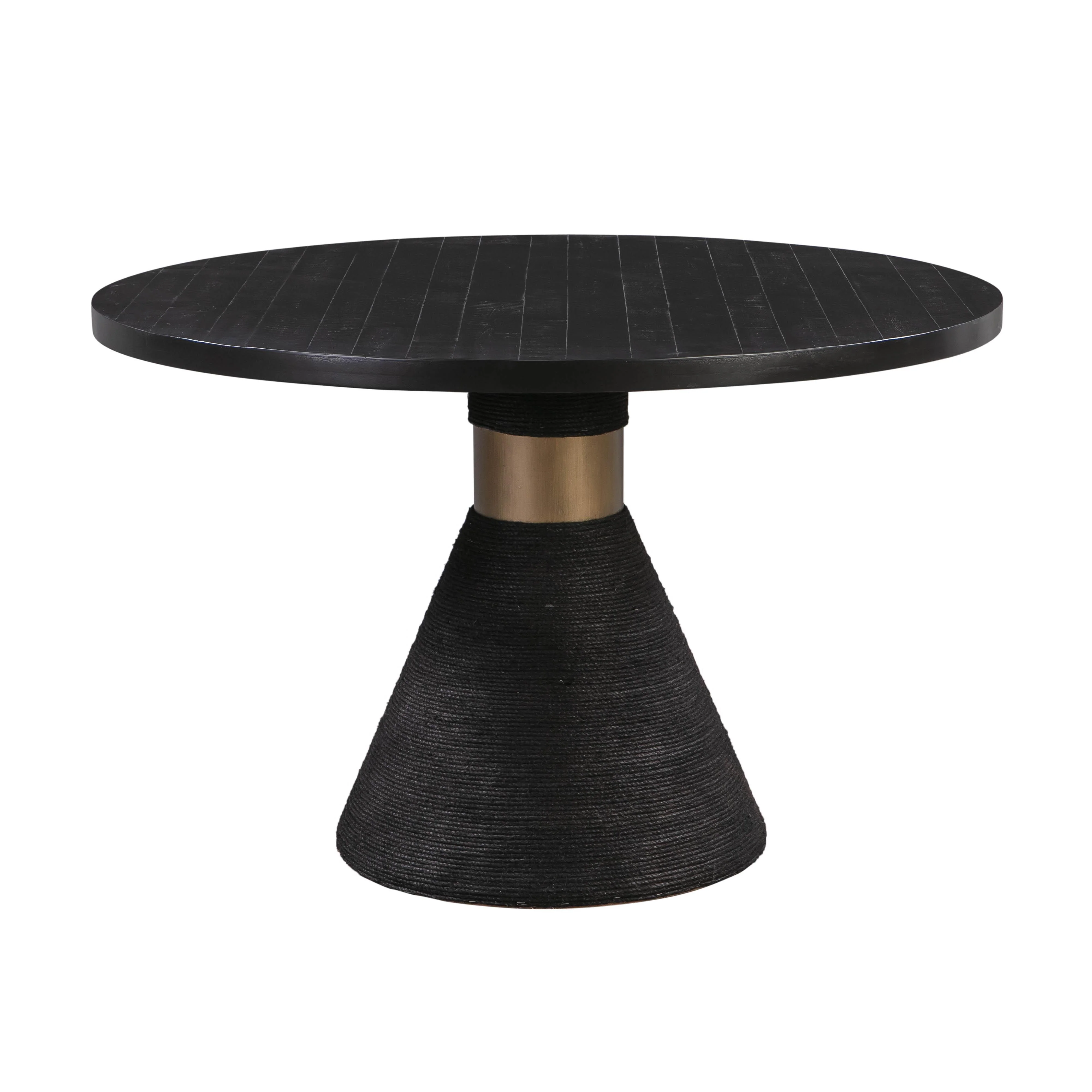 Rishi Black Rope Round Table - Remutear