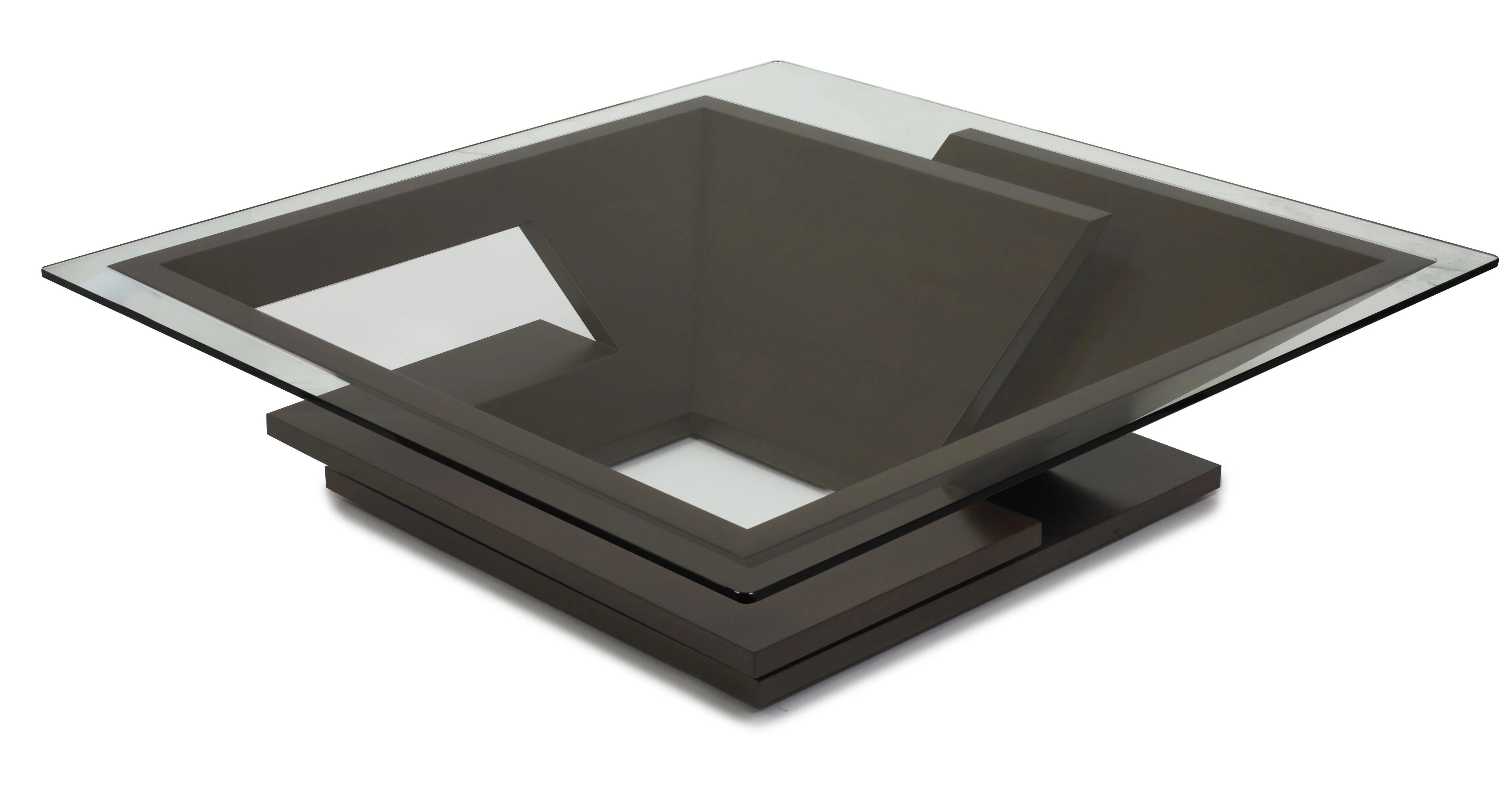 Nautilus Square Cocktail Table, Wenge - Remutear