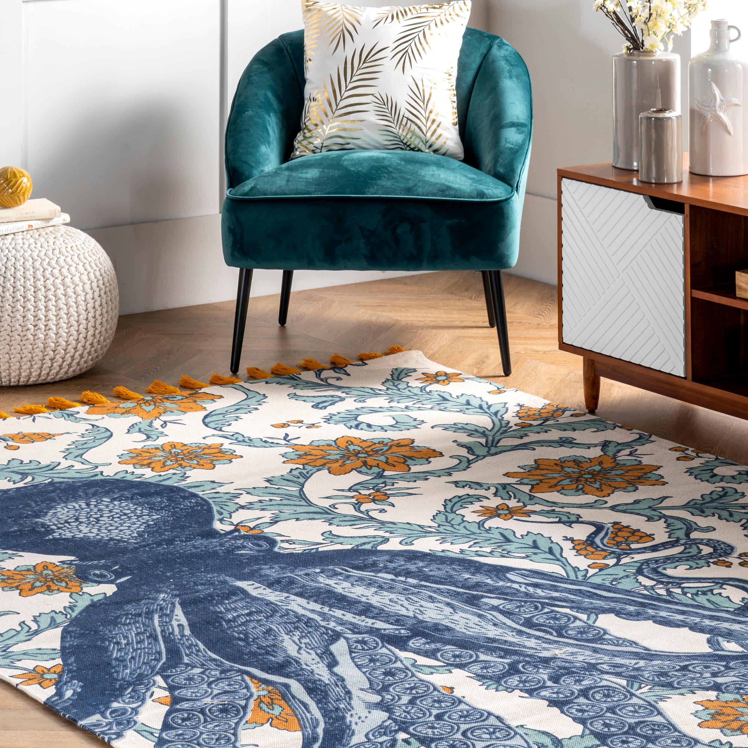 Thomas Paul Flatweave Cotton Octopus - Remutear